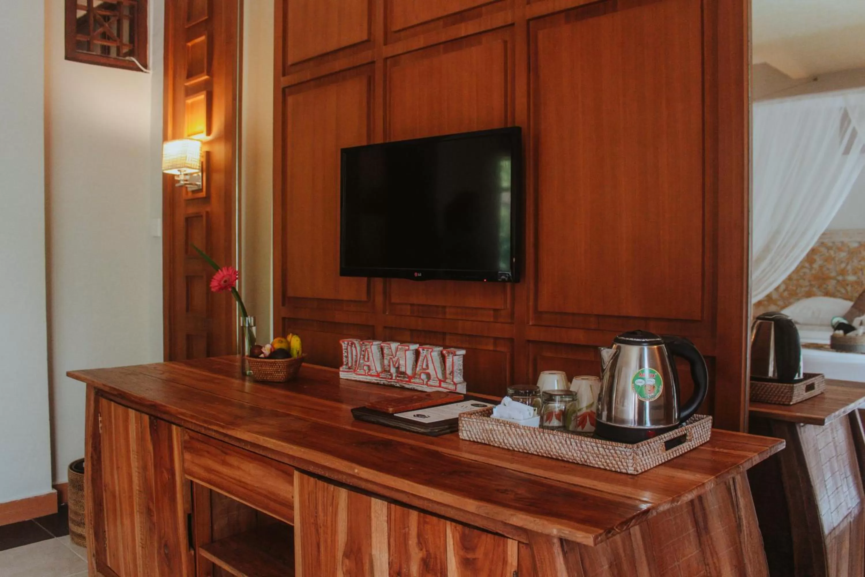 TV and multimedia in Ubud Aura Retreat