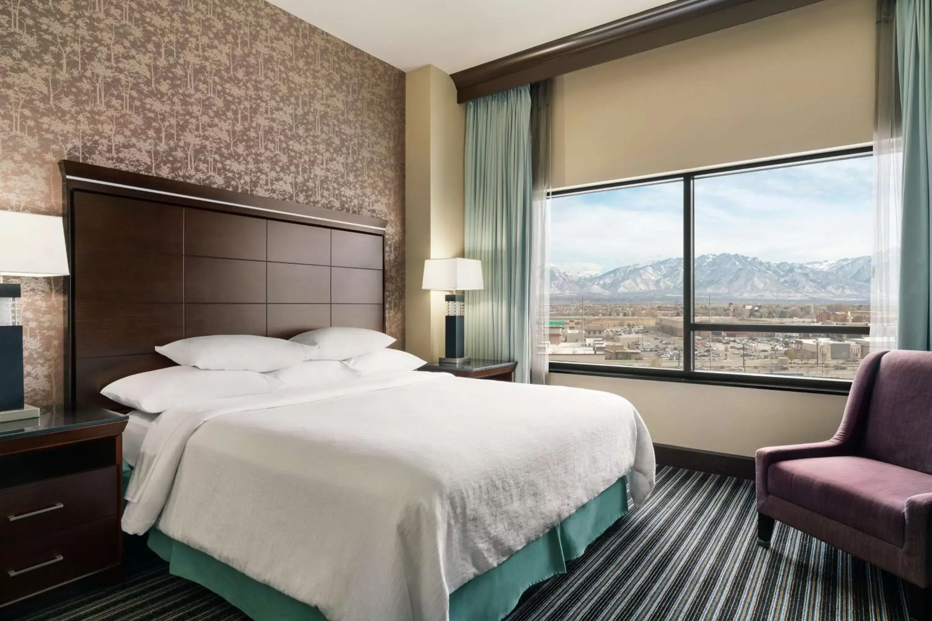 View (from property/room), Bed in Embassy Suites by Hilton Salt Lake West Valley City