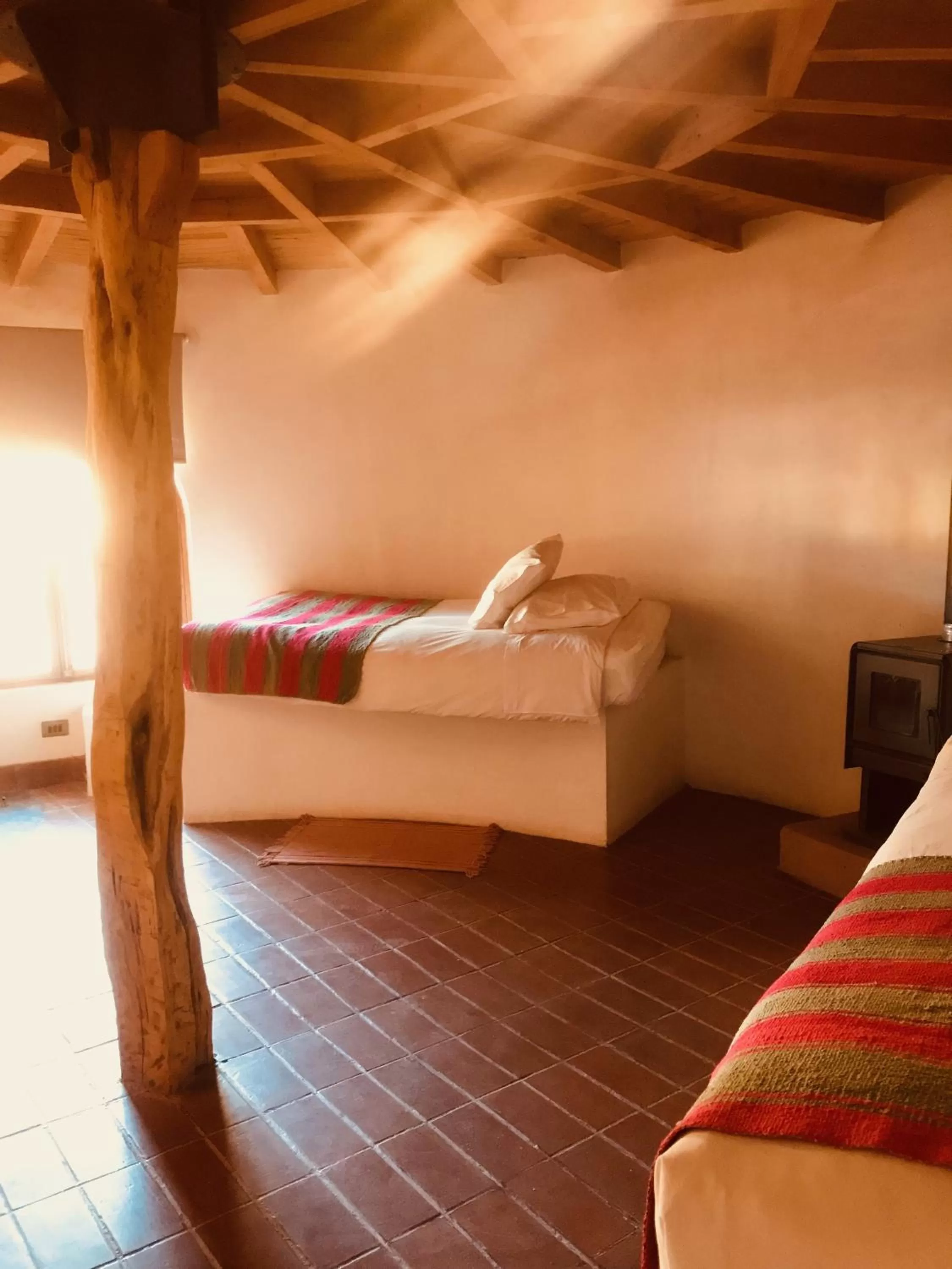 Decorative detail, Bed in Hotel La Aldea