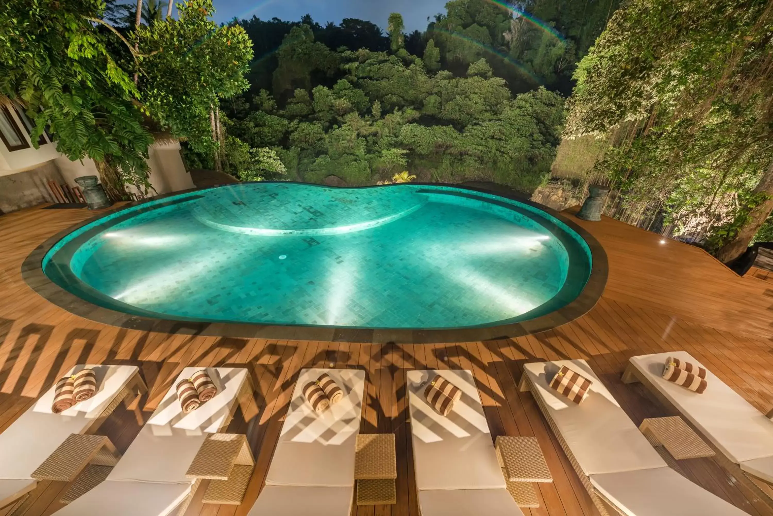 Swimming pool in tanadewa Resort Ubud Bali by Cross Collection Swimming pool in tanadewa Resort Ubud Bali by Cross Collection
