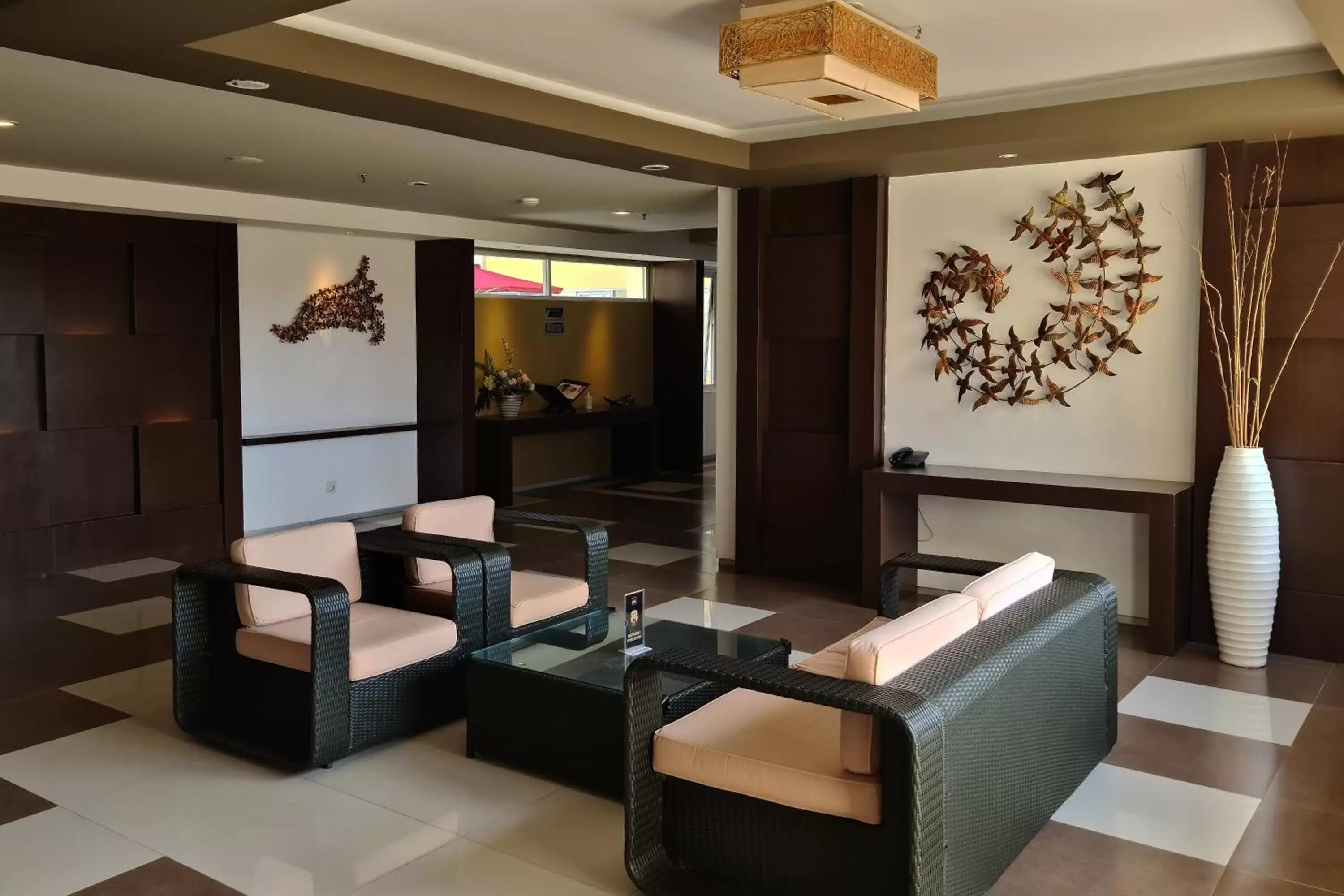 Communal lounge/ TV room, Lobby/Reception in The Kana Kuta Hotel