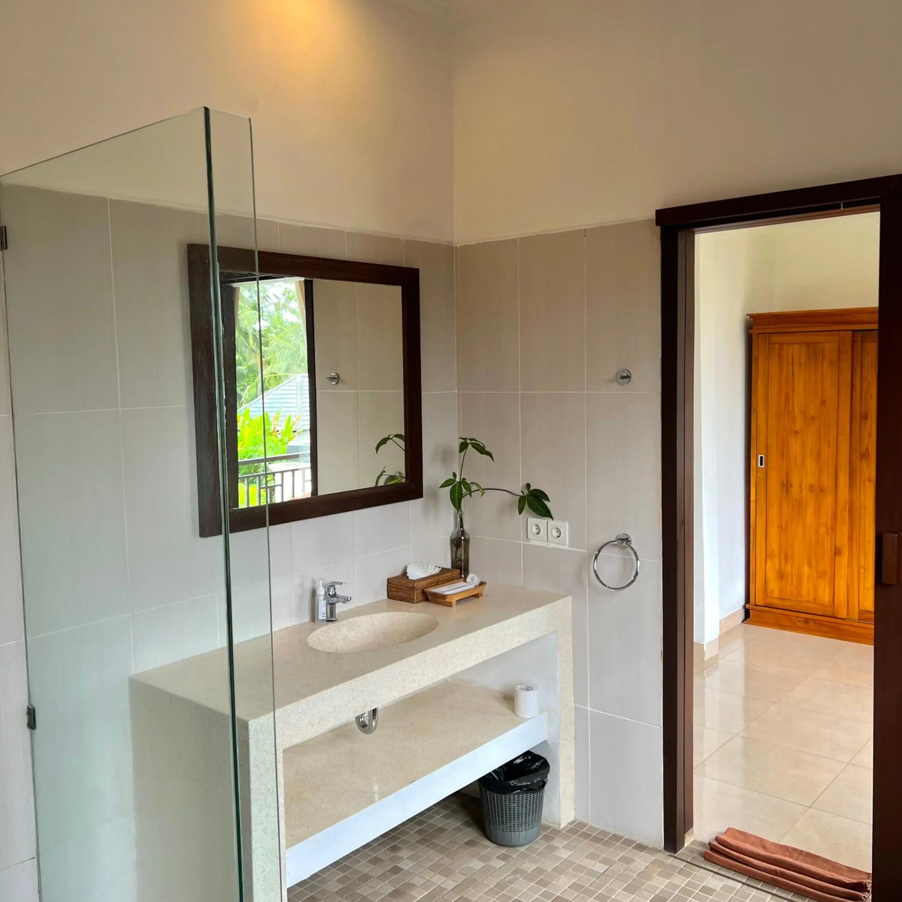 Property building, Bathroom in Kubu Bali Baik Villa & Resort - CHSE Certified