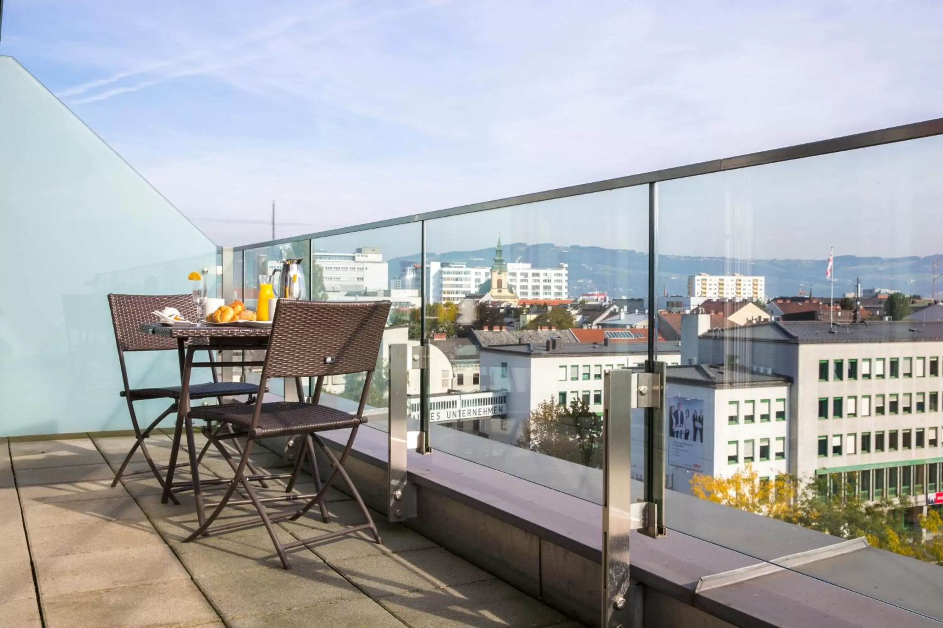 Balcony/Terrace in Park Inn by Radisson Linz