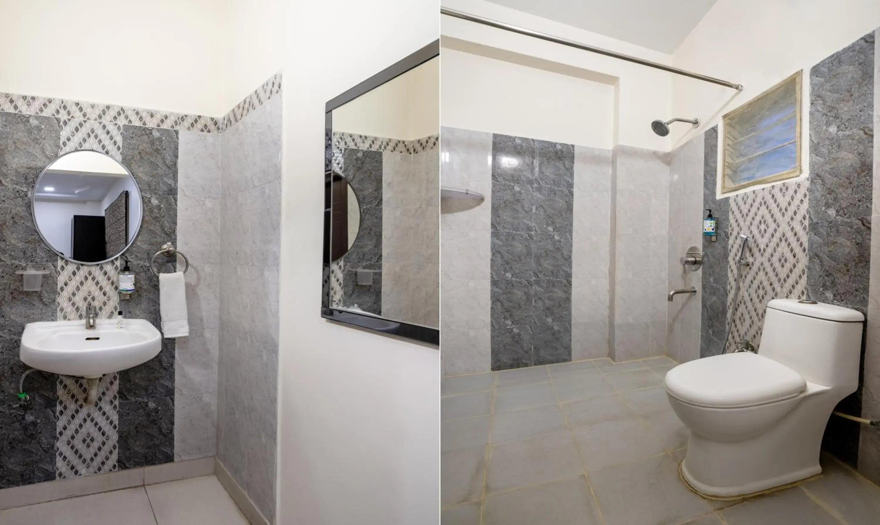 Bathroom in Treebo Emerald Bathroom in Treebo Emerald