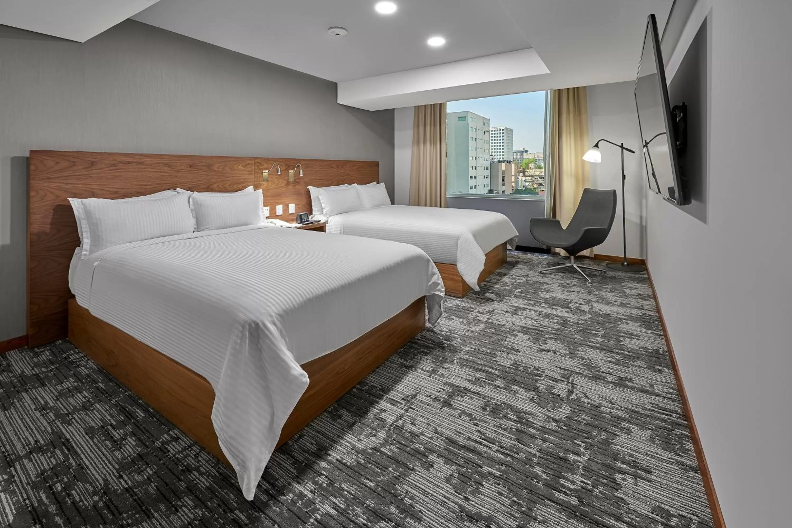 Bed in Wyndham Garden Mexico City - Polanco