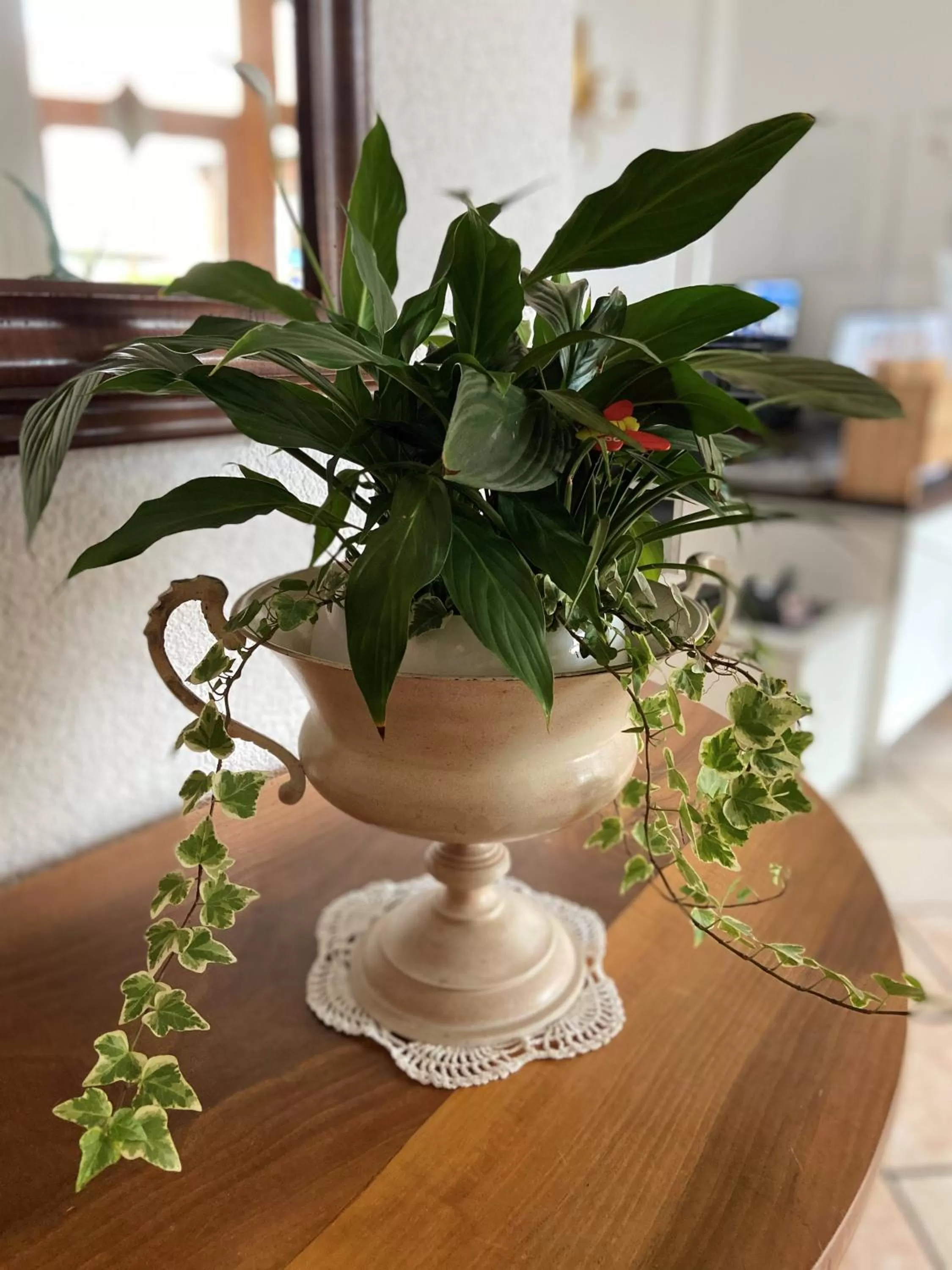 Lobby or reception in Hotel Bett & Frühstück