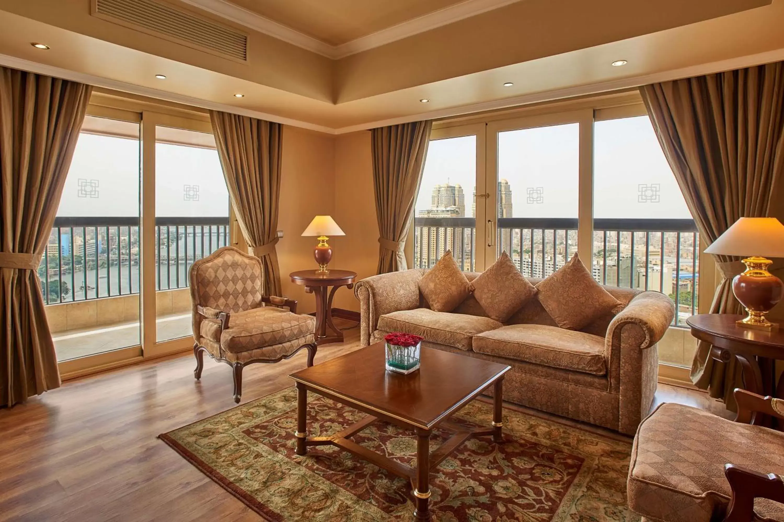 Living room, Seating Area in Hilton Cairo Zamalek Residences