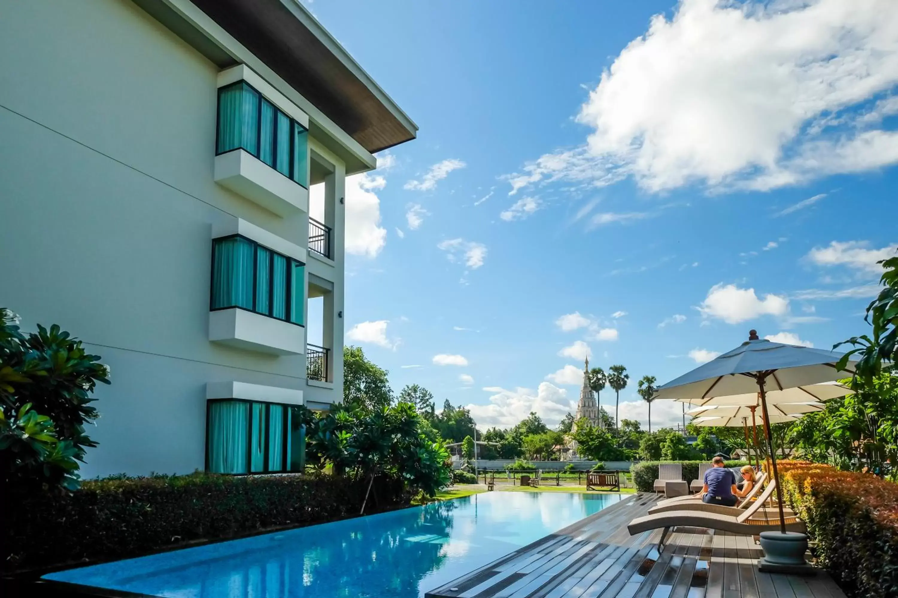 Swimming pool, Property Building in Maraya Hotel & Resort -SHA Plus