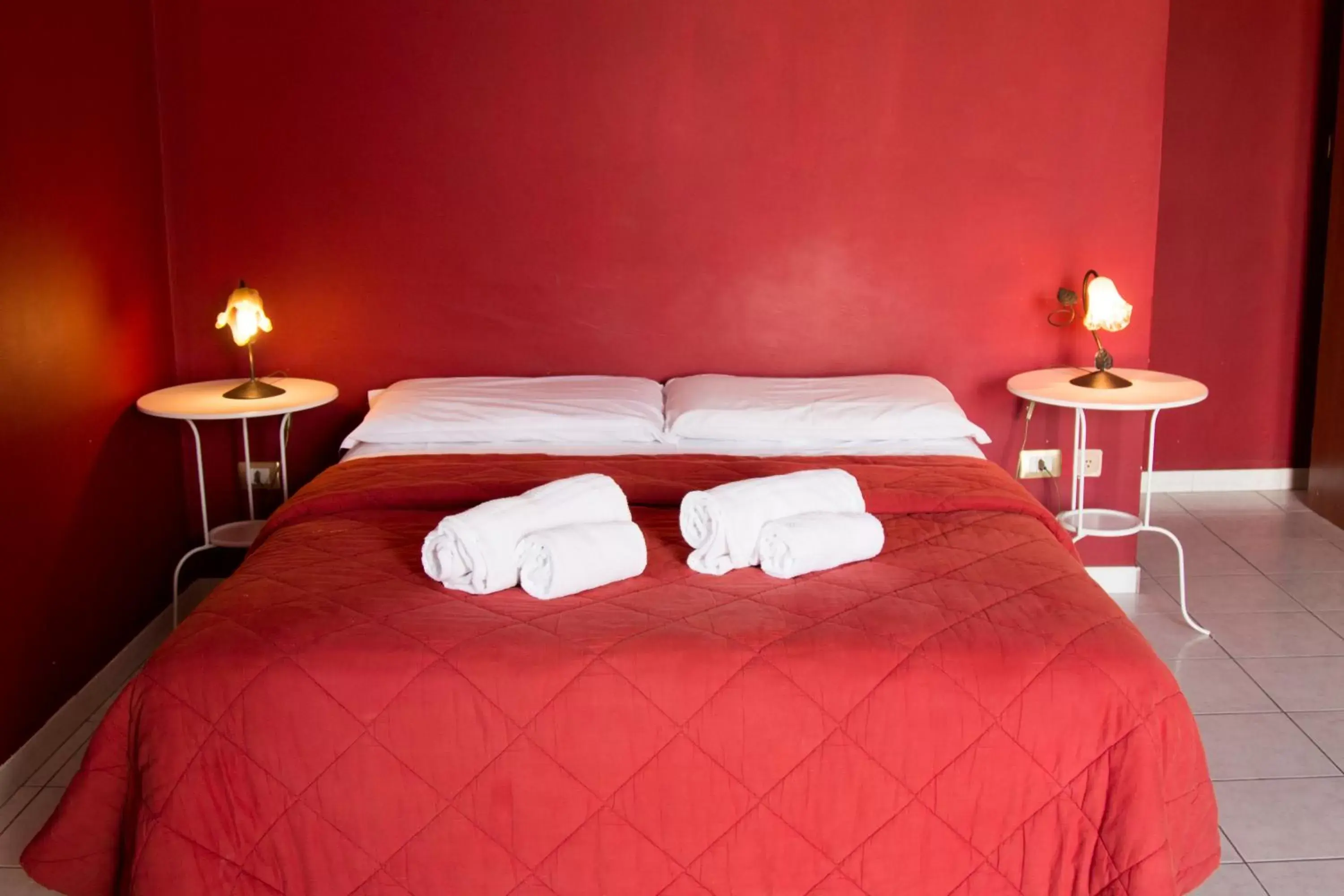 Bed in Hotel Biscari
