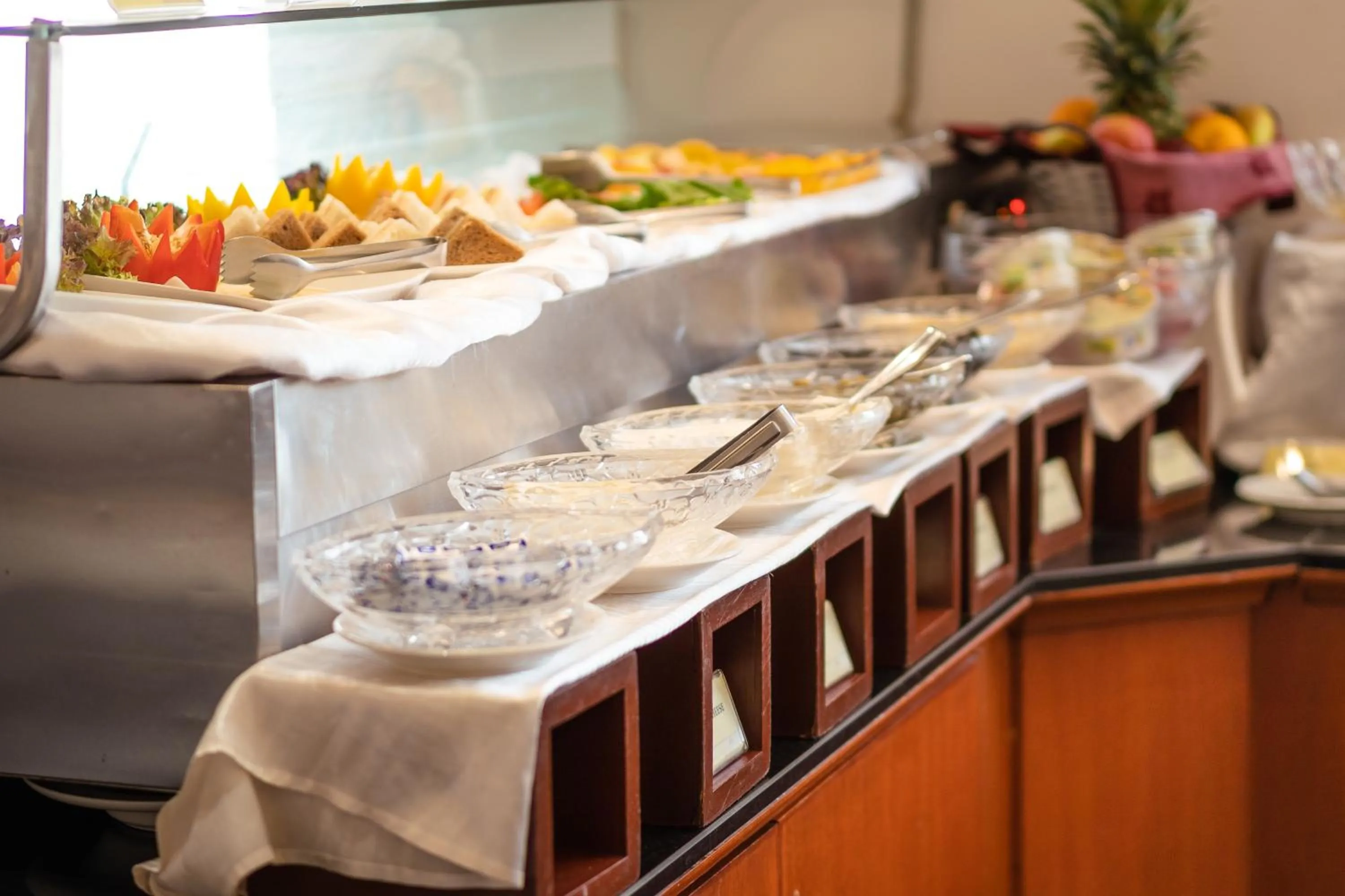 Buffet breakfast, Food in The Platinum Hotel