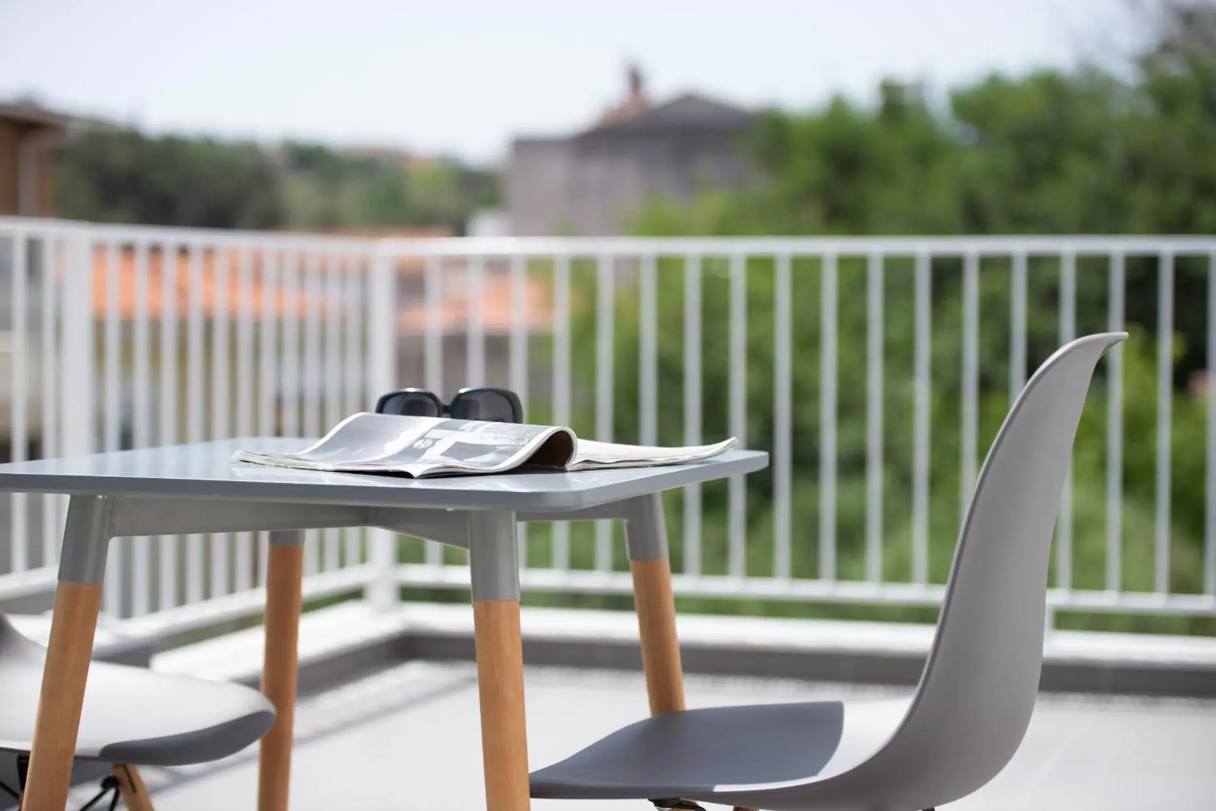 Balcony/Terrace in Dodo's Luxury Seaview Studios