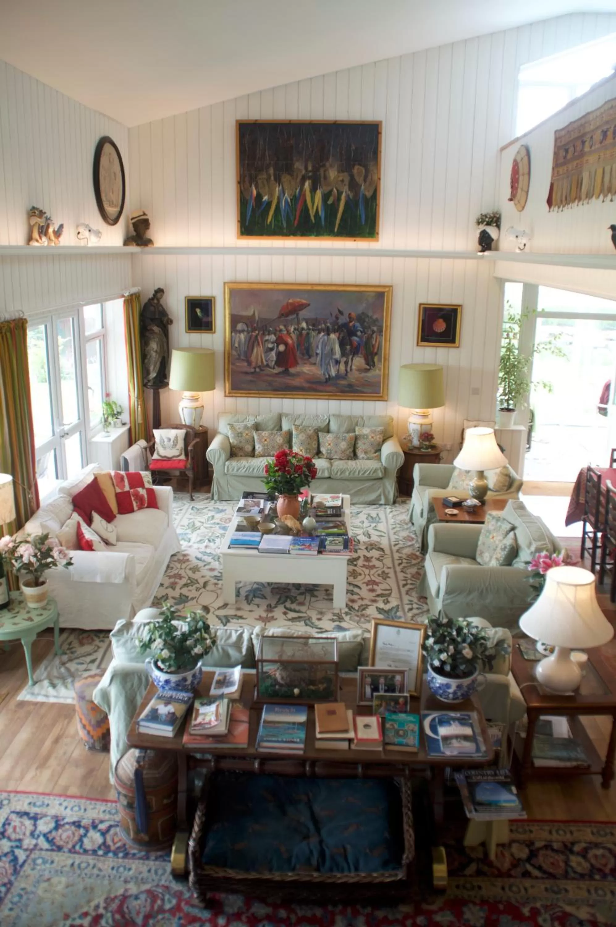 Seating area in The Old Deer House