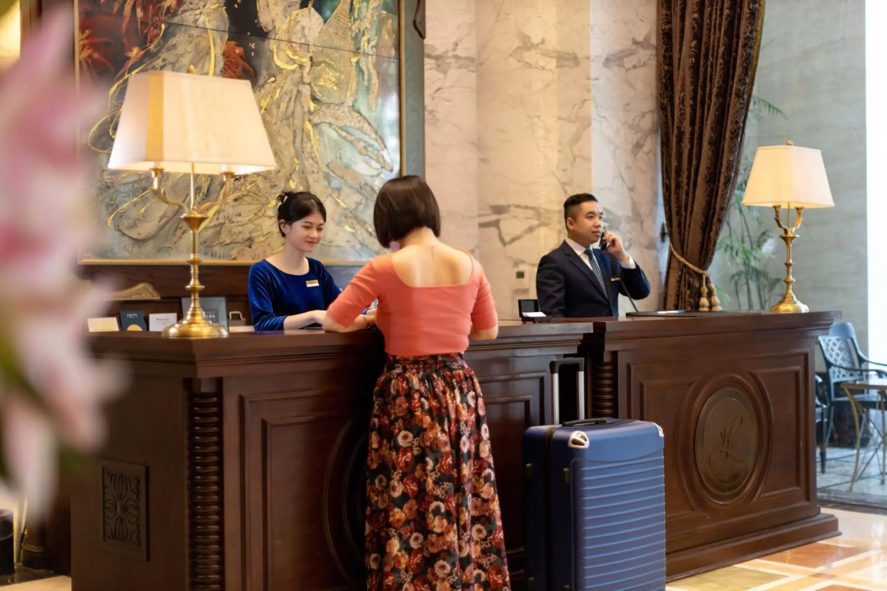 Lobby or reception in The Lapis Hotel