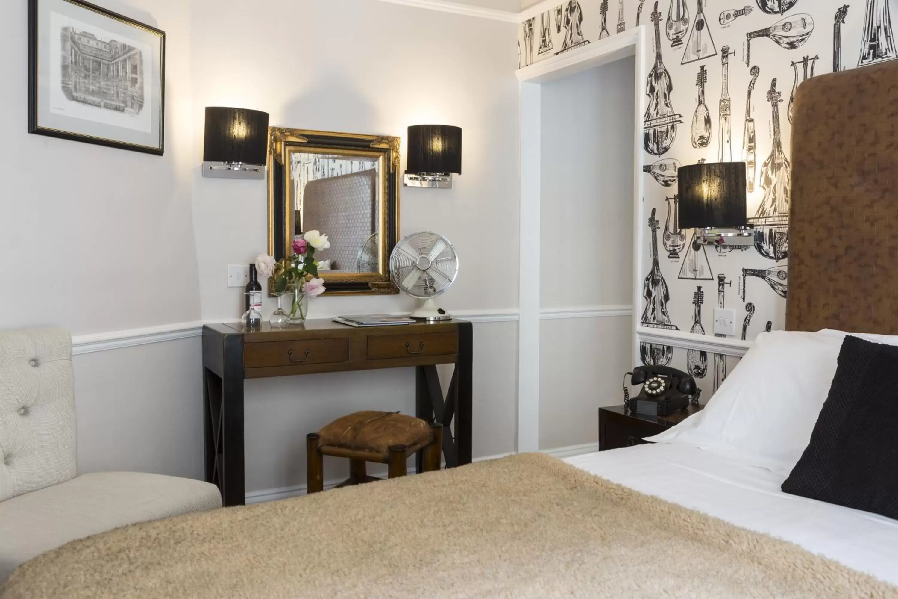 Bedroom in Harington's Boutique Hotel