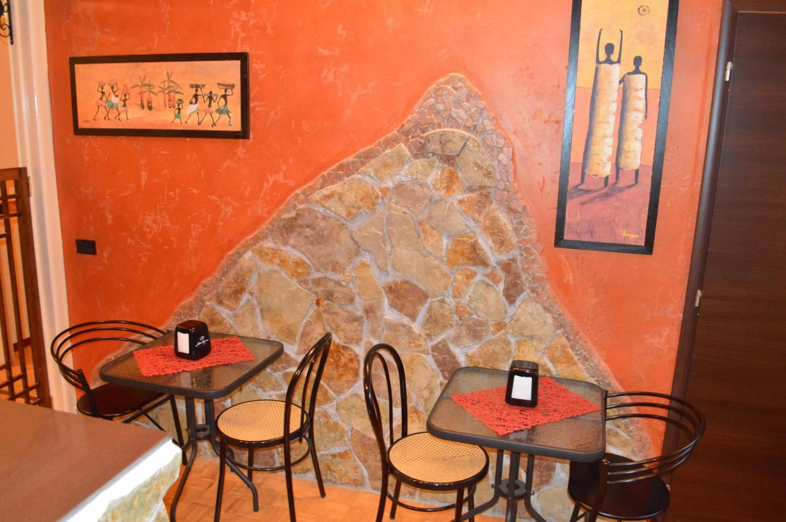 Decorative detail in Hostel Josef