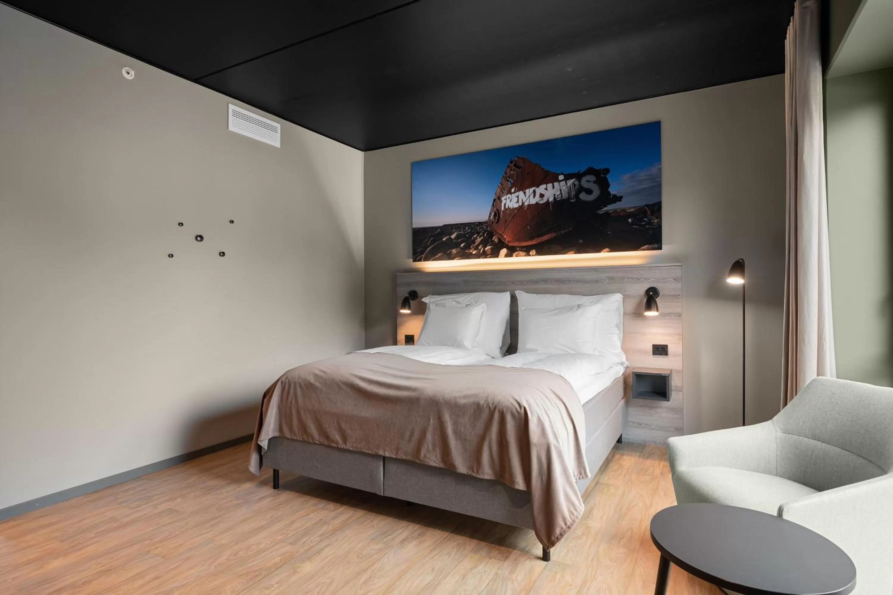 Bed in Hotell Jæren