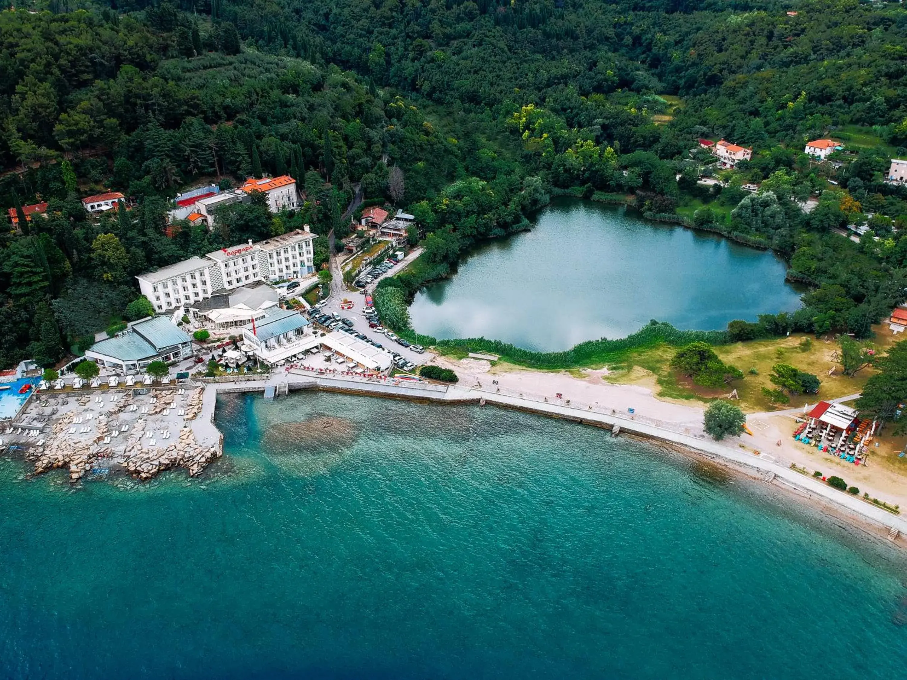 Natural landscape, Bird's-eye View in Barbara Piran Beach Hotel