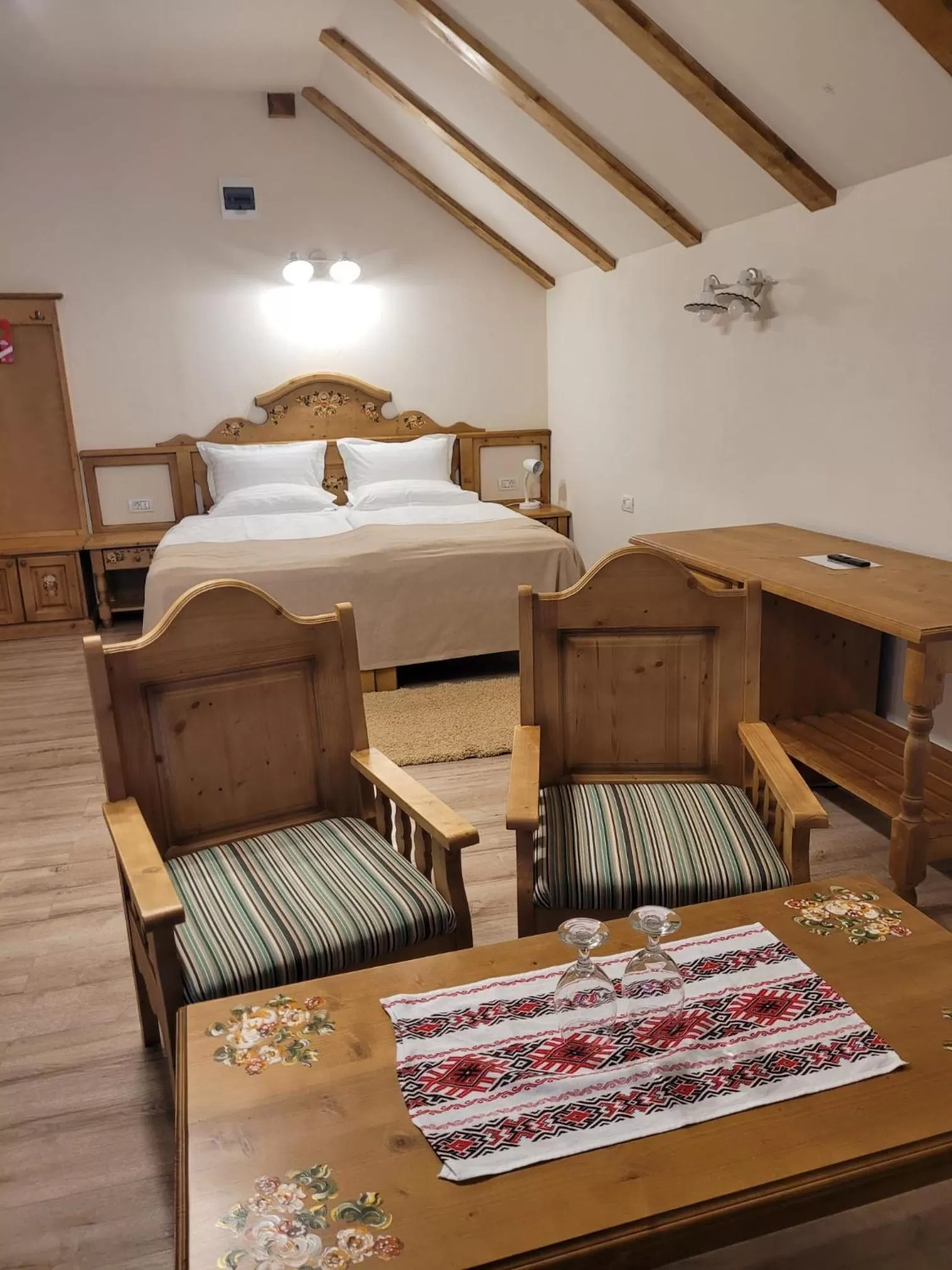 Bed in Hotel Bielmann