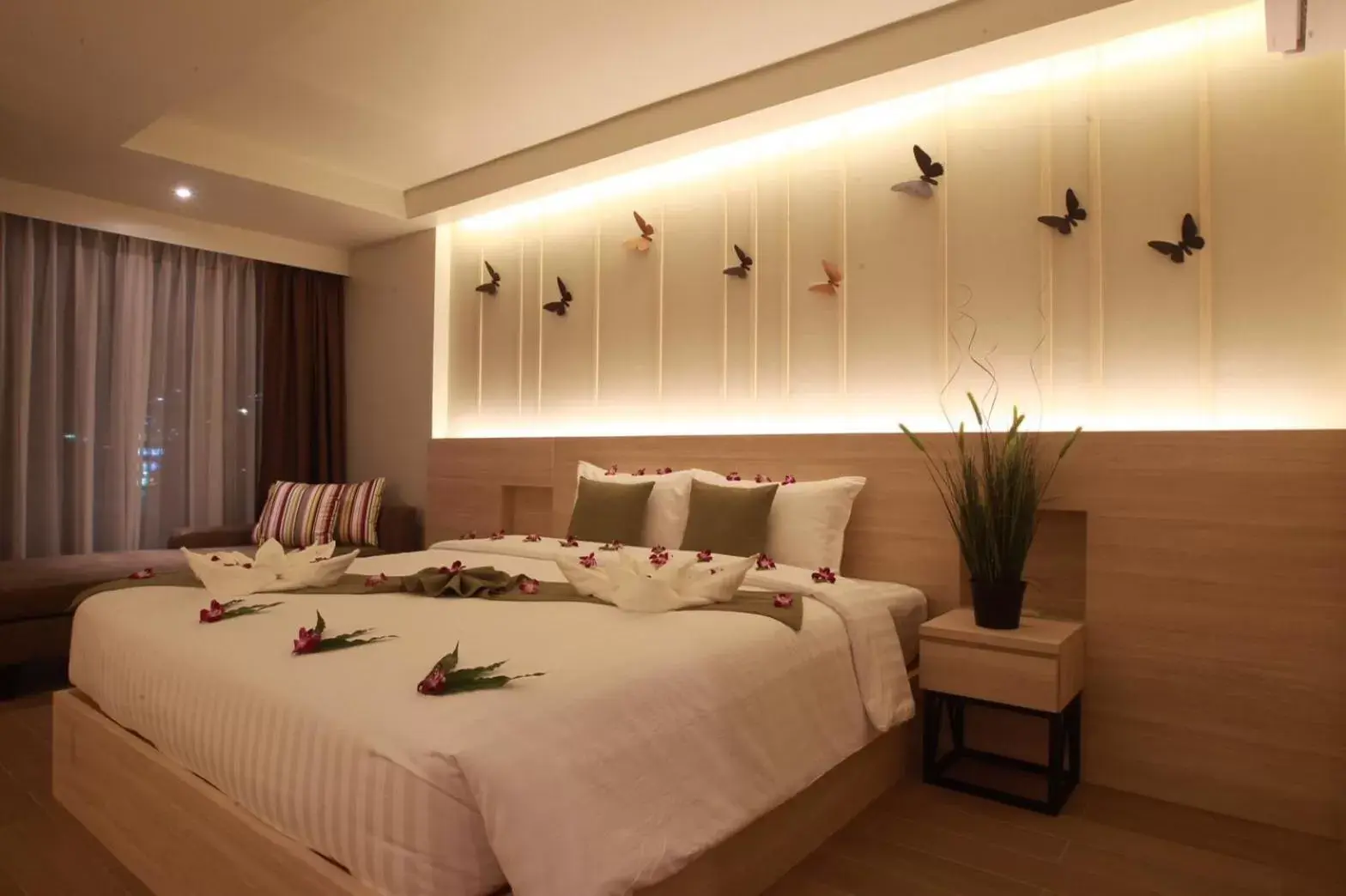 Bed in Levana Pattaya Hotel - SHA Extra Plus