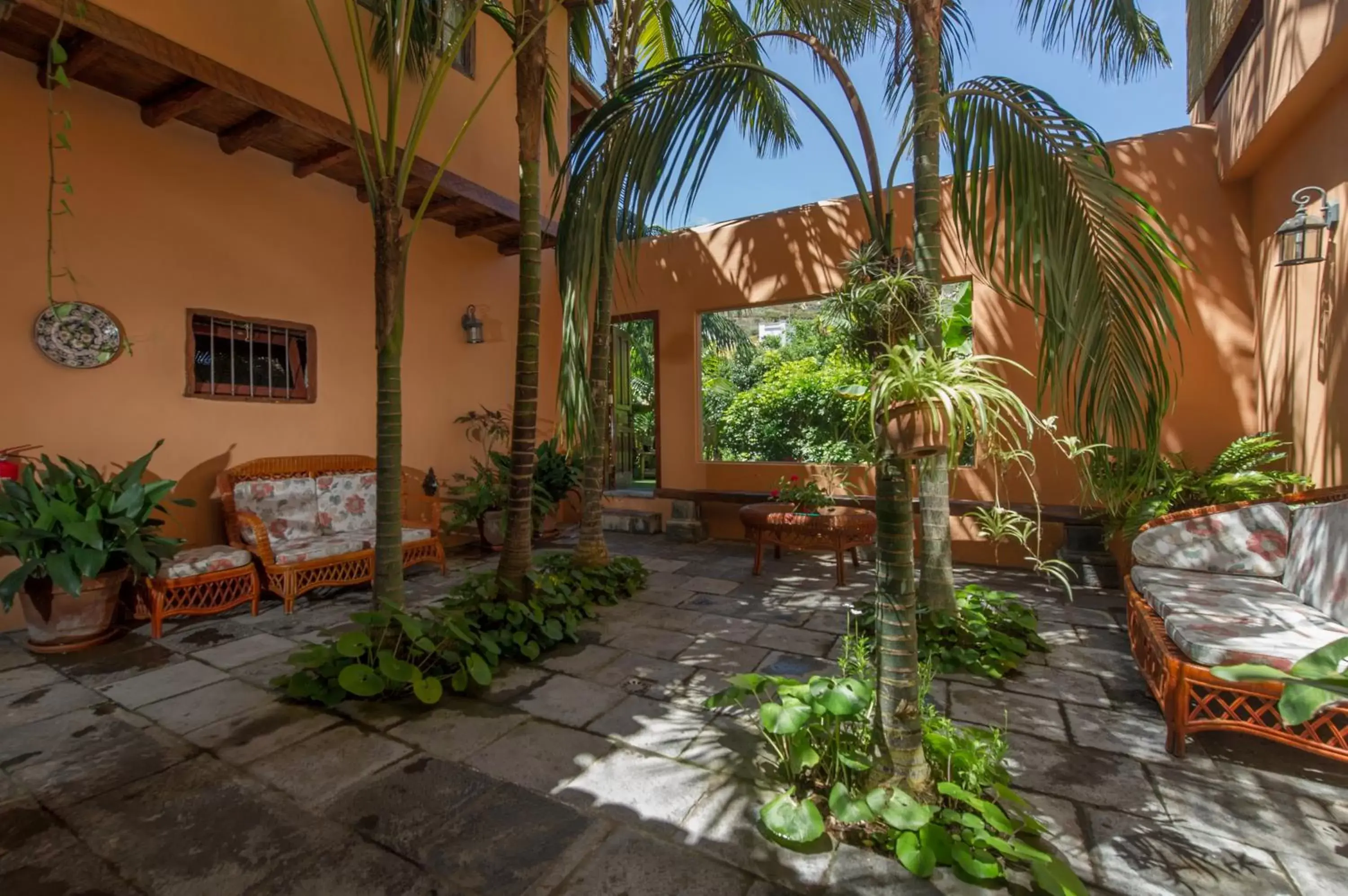 Garden in Hotel Emblemático San Marcos