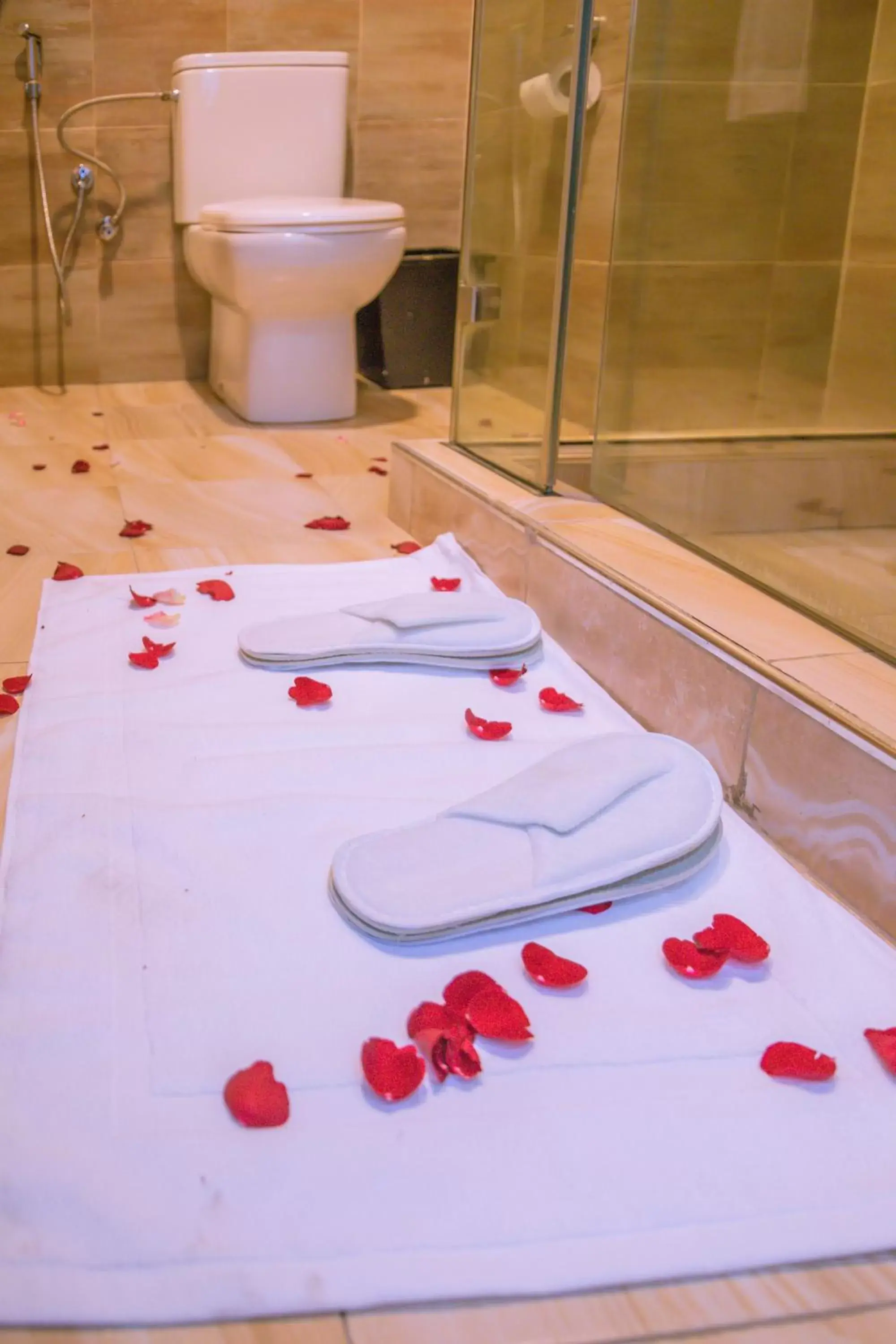 Bathroom in CBD Hotel Bathroom in CBD Hotel