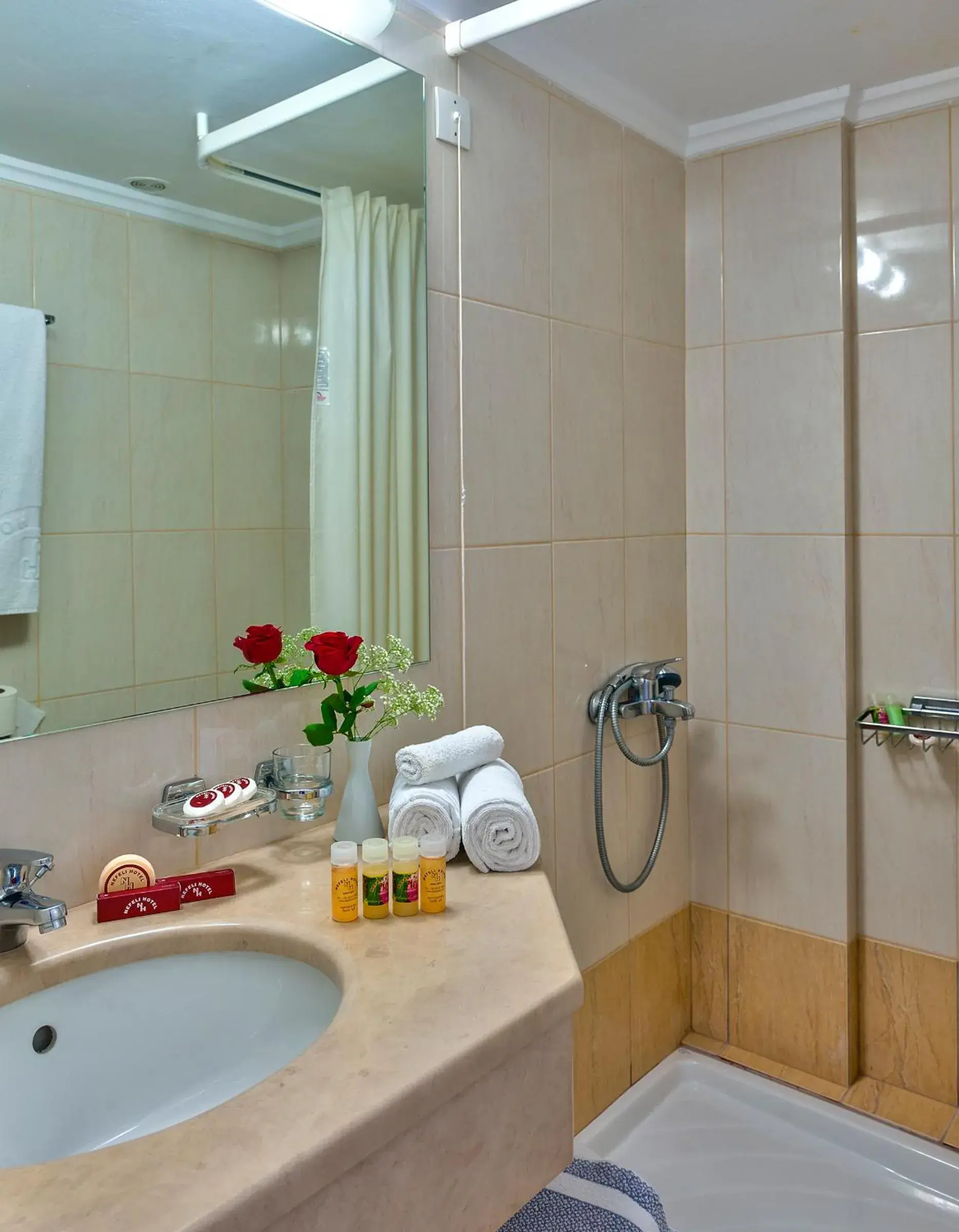 Bathroom in Nefeli Hotel