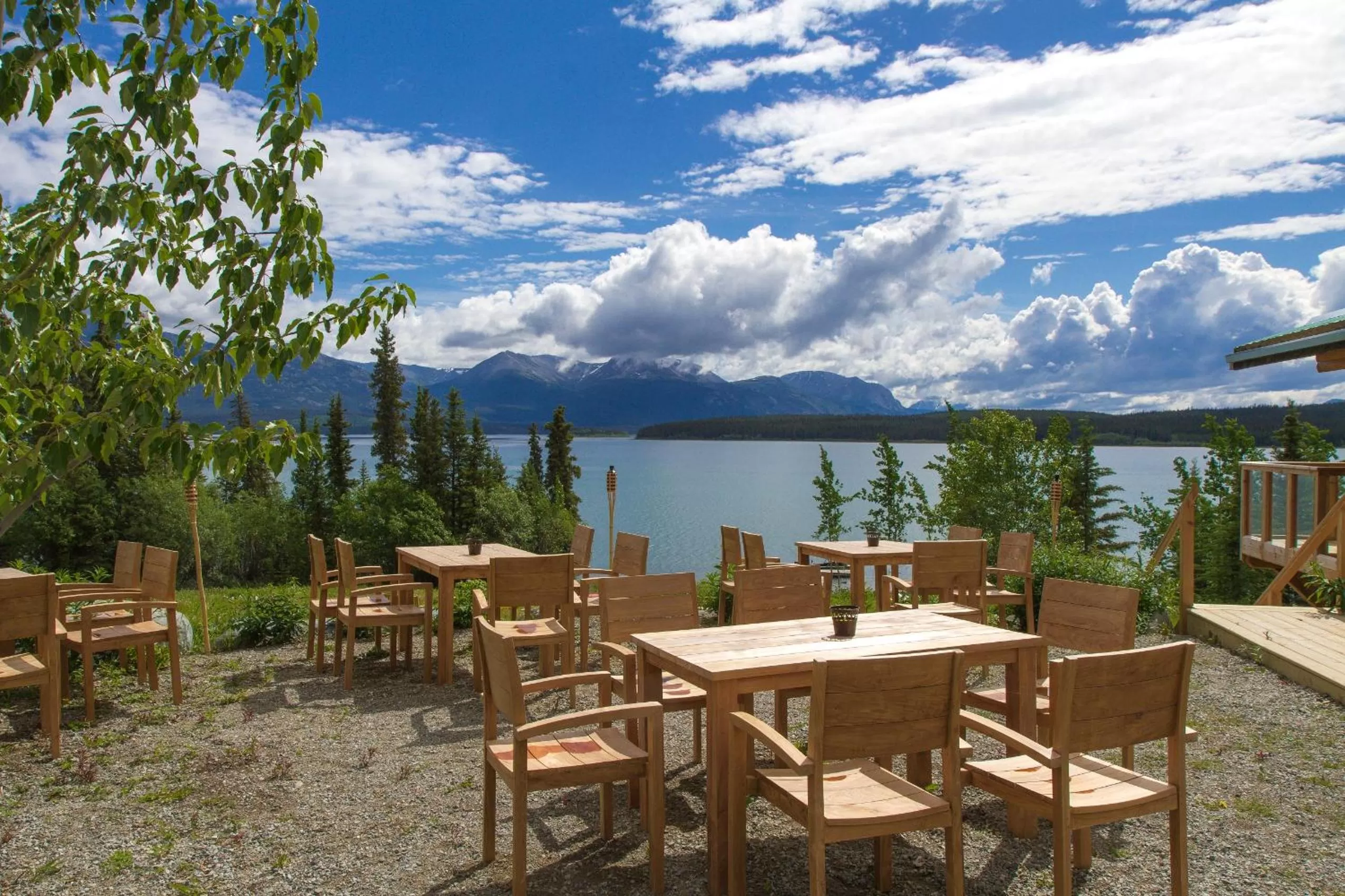 Patio in Southern Lakes Resort