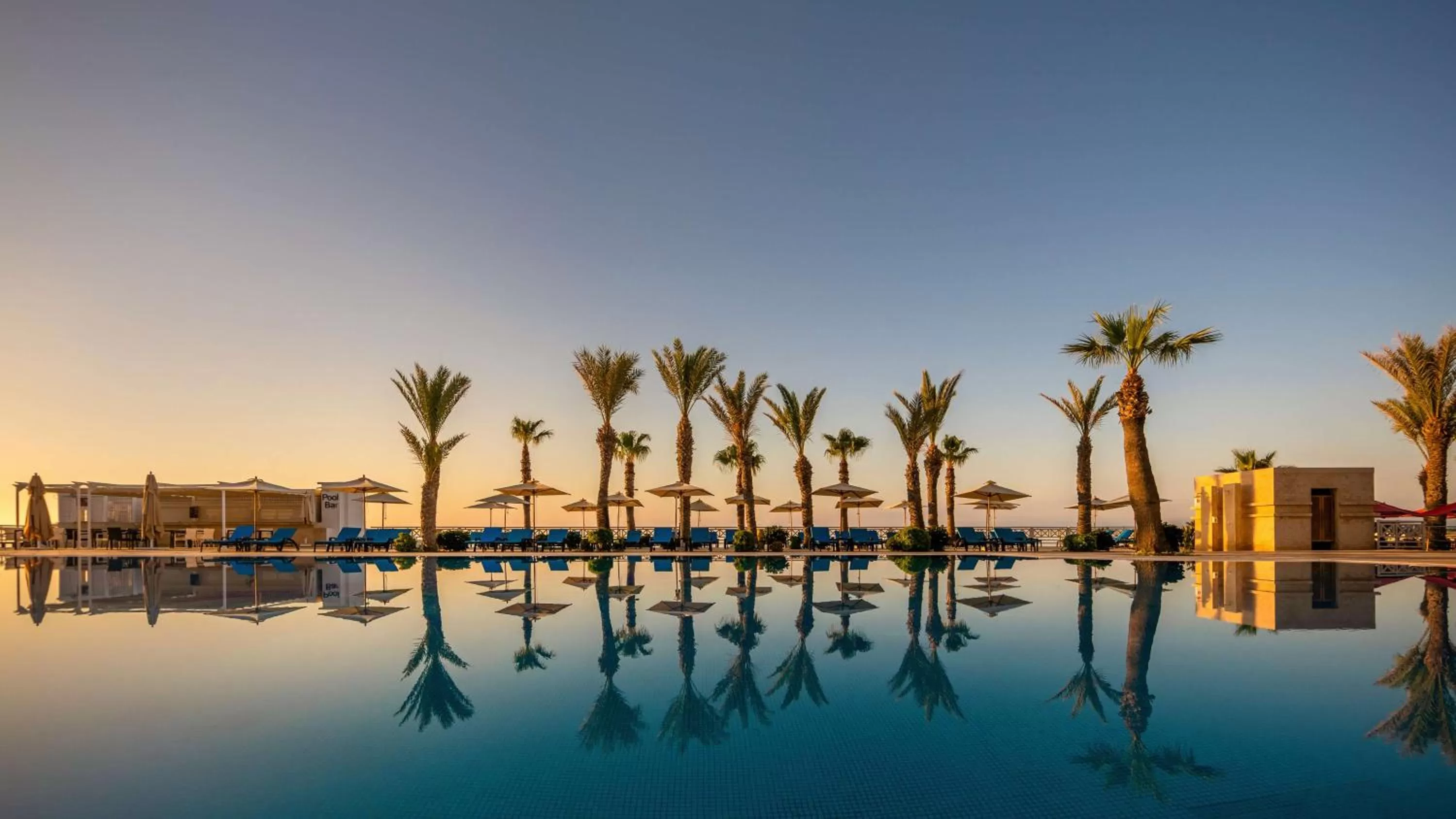 Pool view in Radisson Blu Resort & Thalasso Hammamet