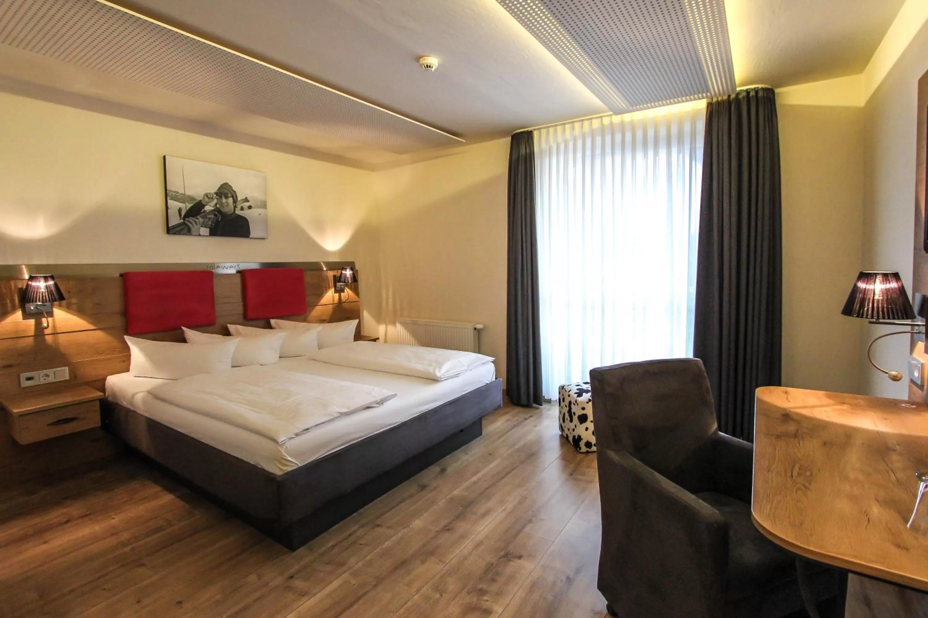 Photo of the whole room, Bed in SOLEWERK Hotel