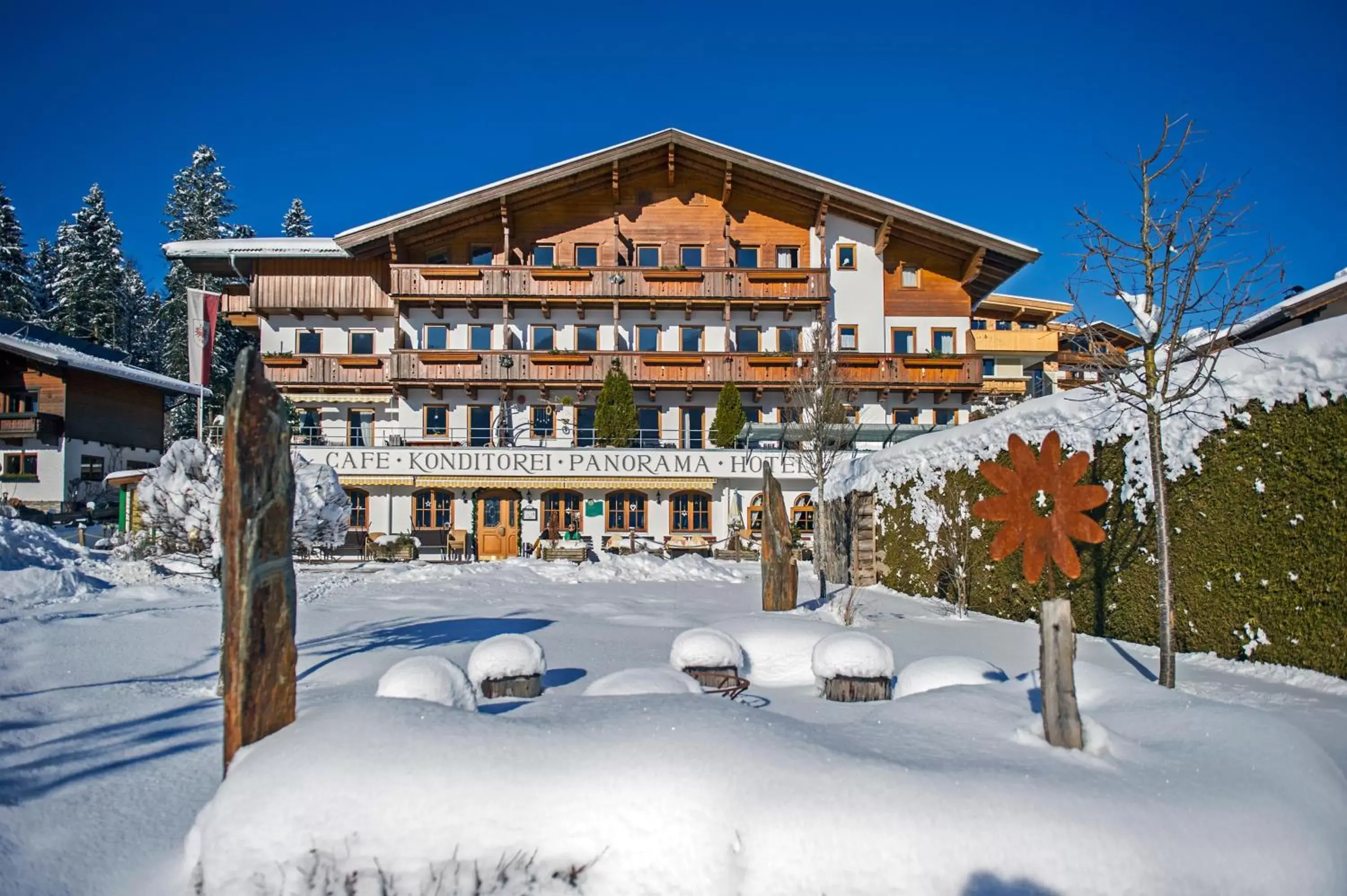 Natural landscape, Winter in Hotel Alpenpanorama