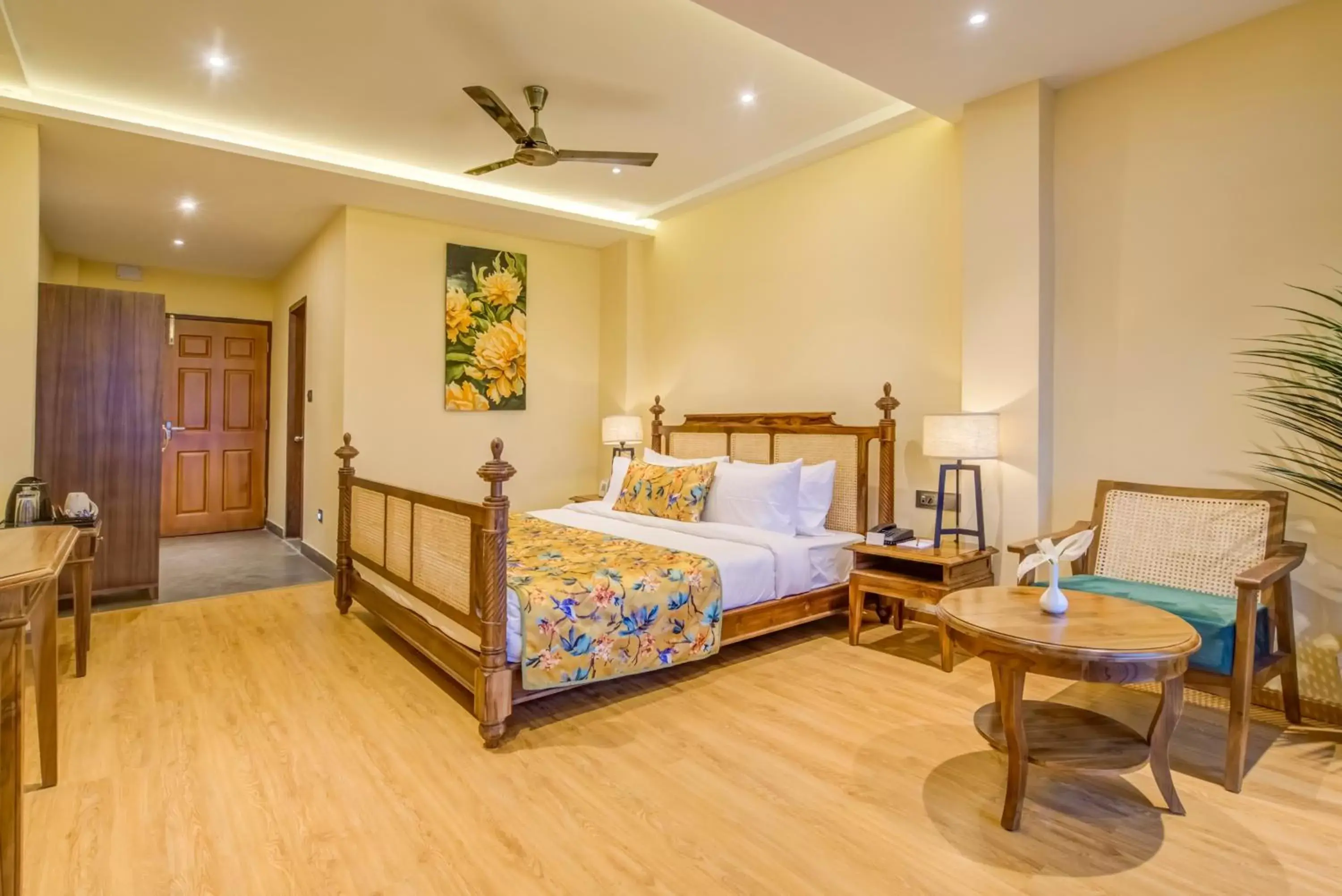 Bed in Summit Barsana Resort & Spa