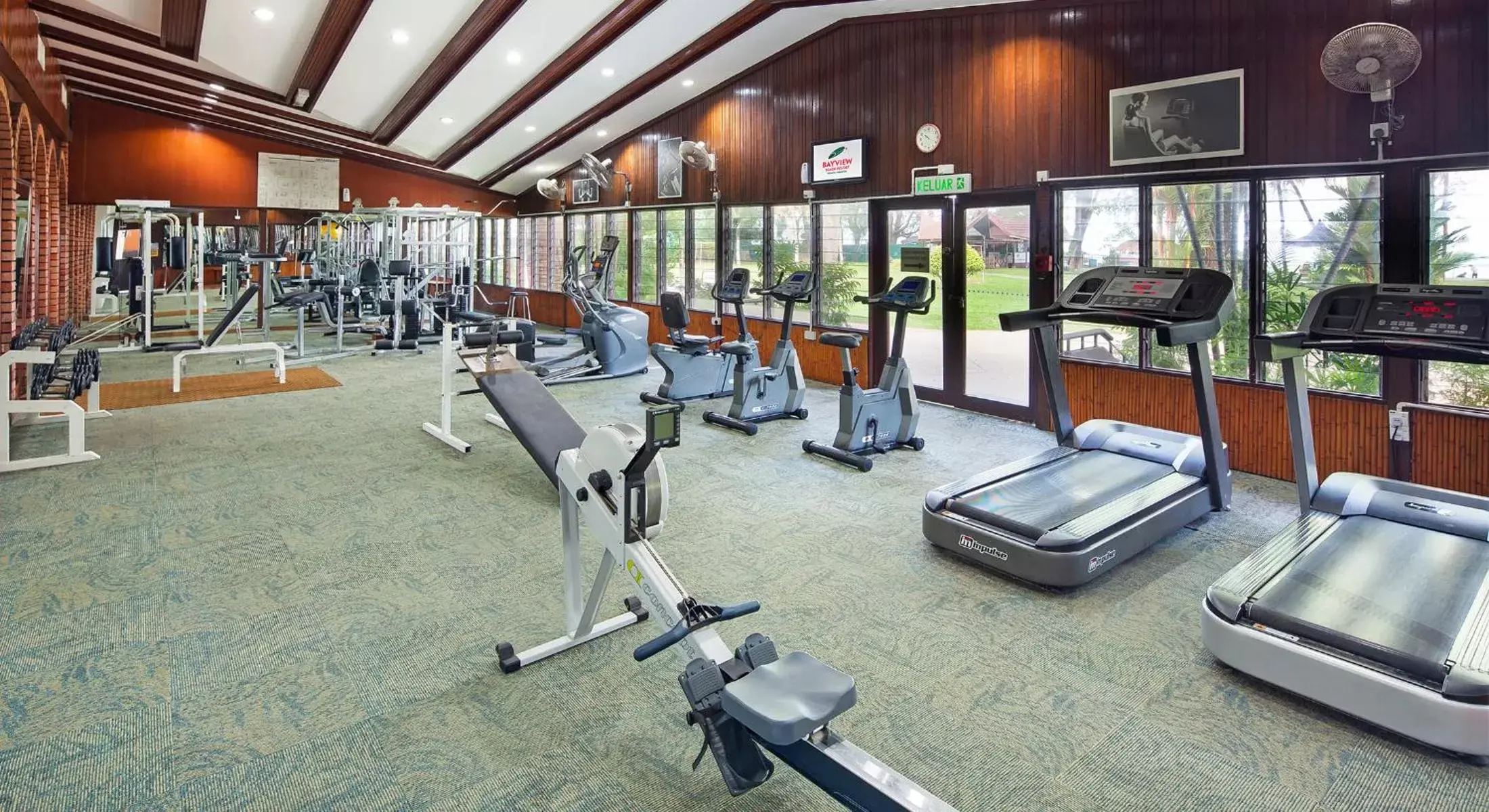 Fitness centre/facilities in The Bayview Beach Resort Fitness centre/facilities in The Bayview Beach Resort