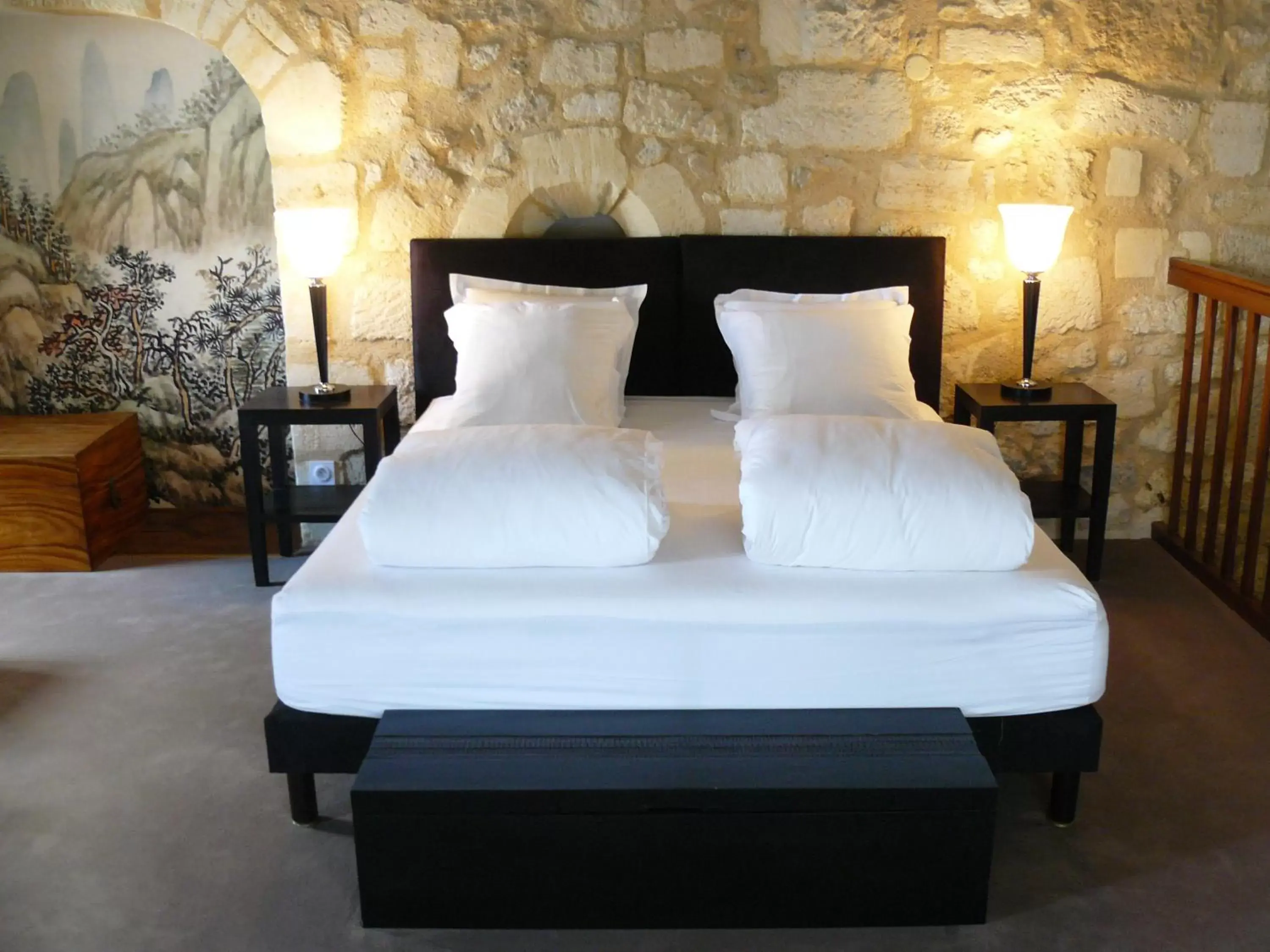 Bedroom, Bed in Chateau de la Vieille Chapelle