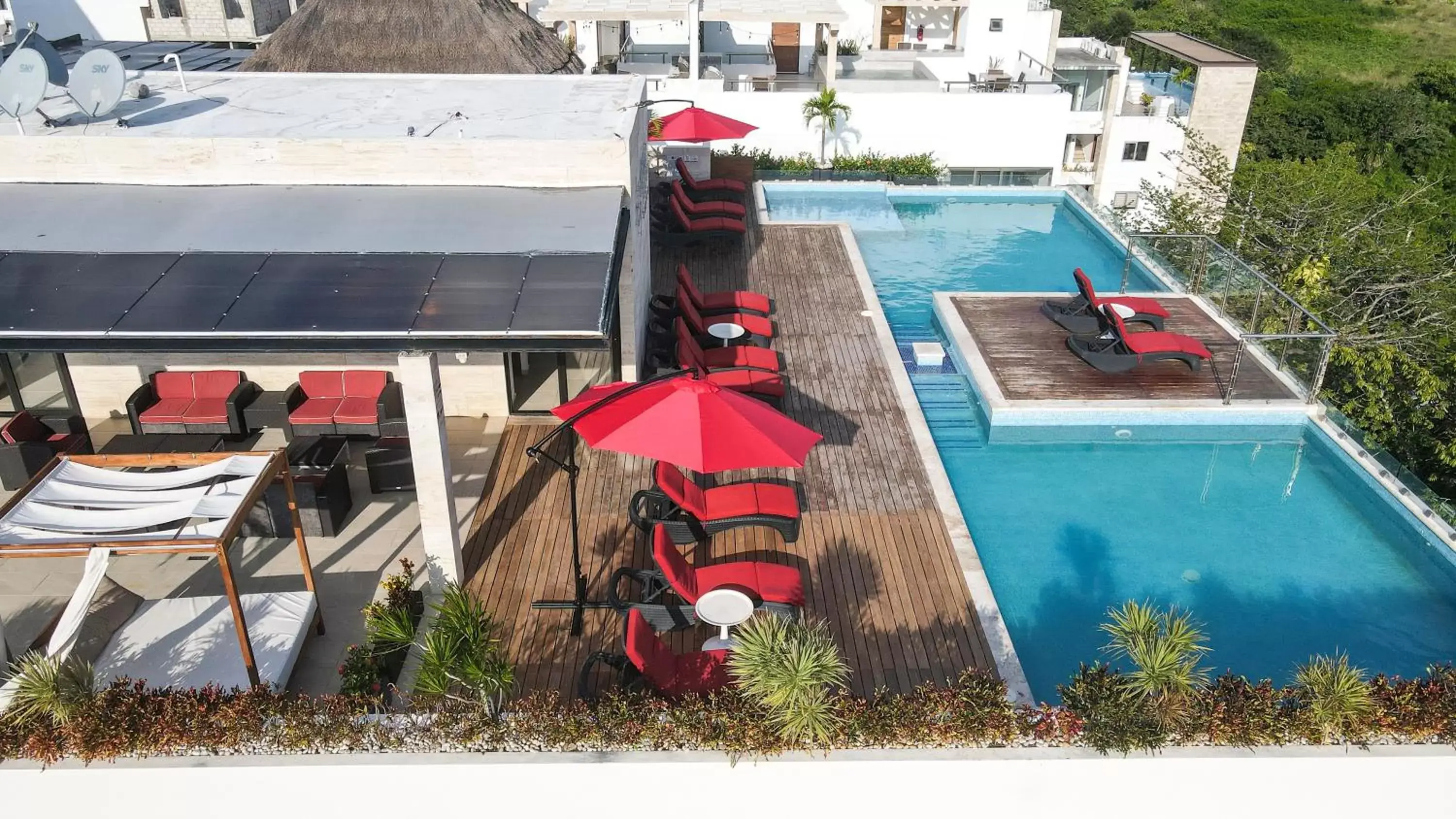 Pool View in Grand Fifty Suites