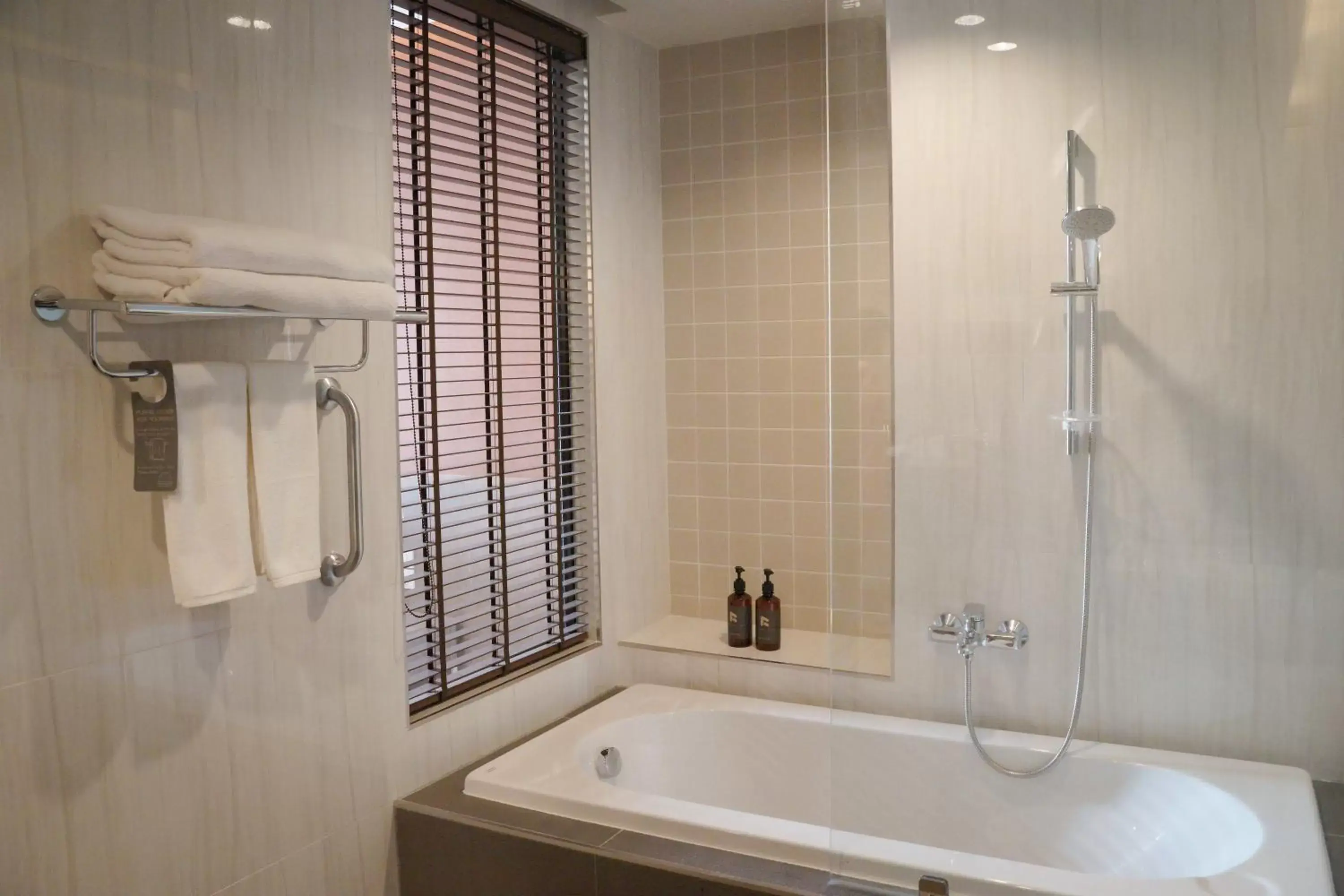 Bathroom in The Rise Suites- SHA Extra Plus