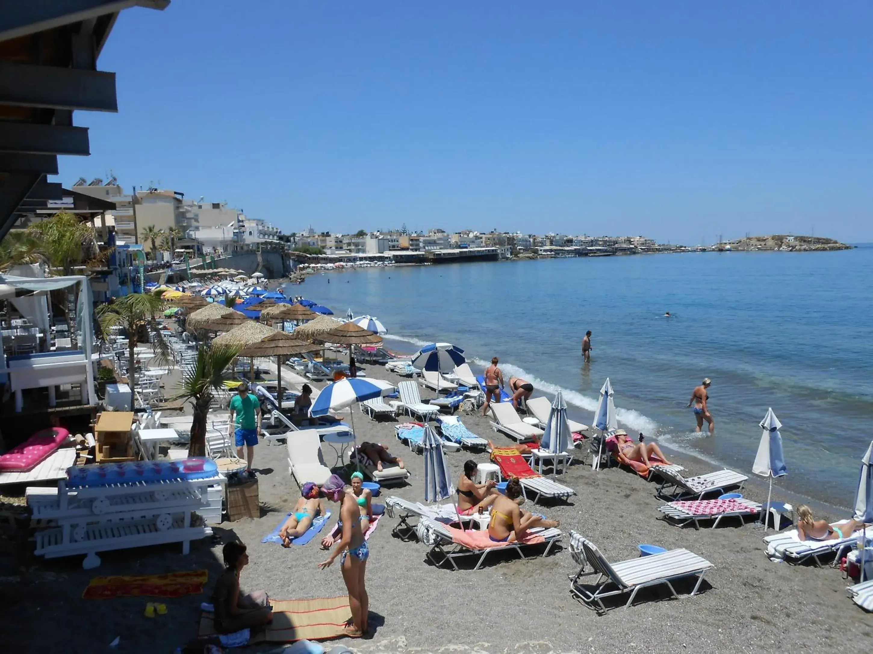 Area and facilities, Beach in Voula Hotel