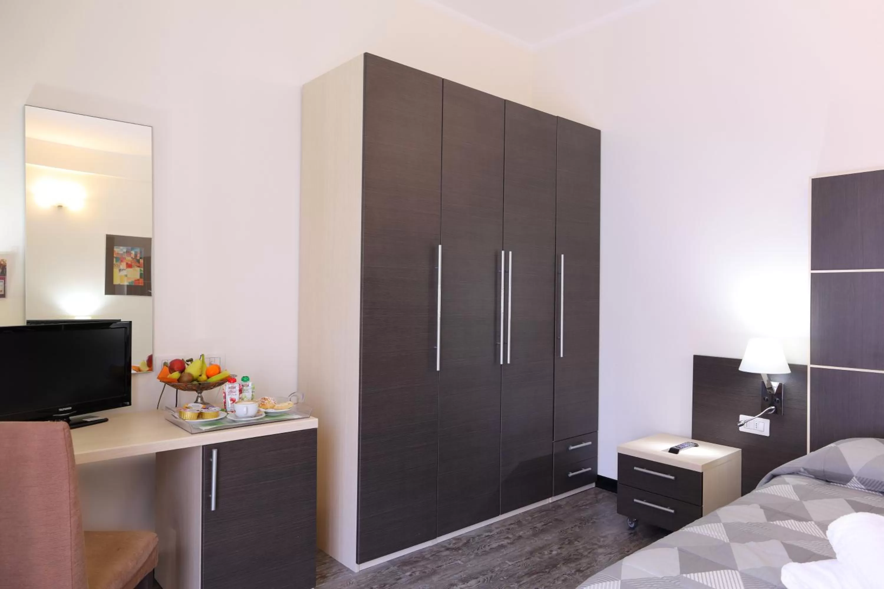 Bed in Hotel Ferrari