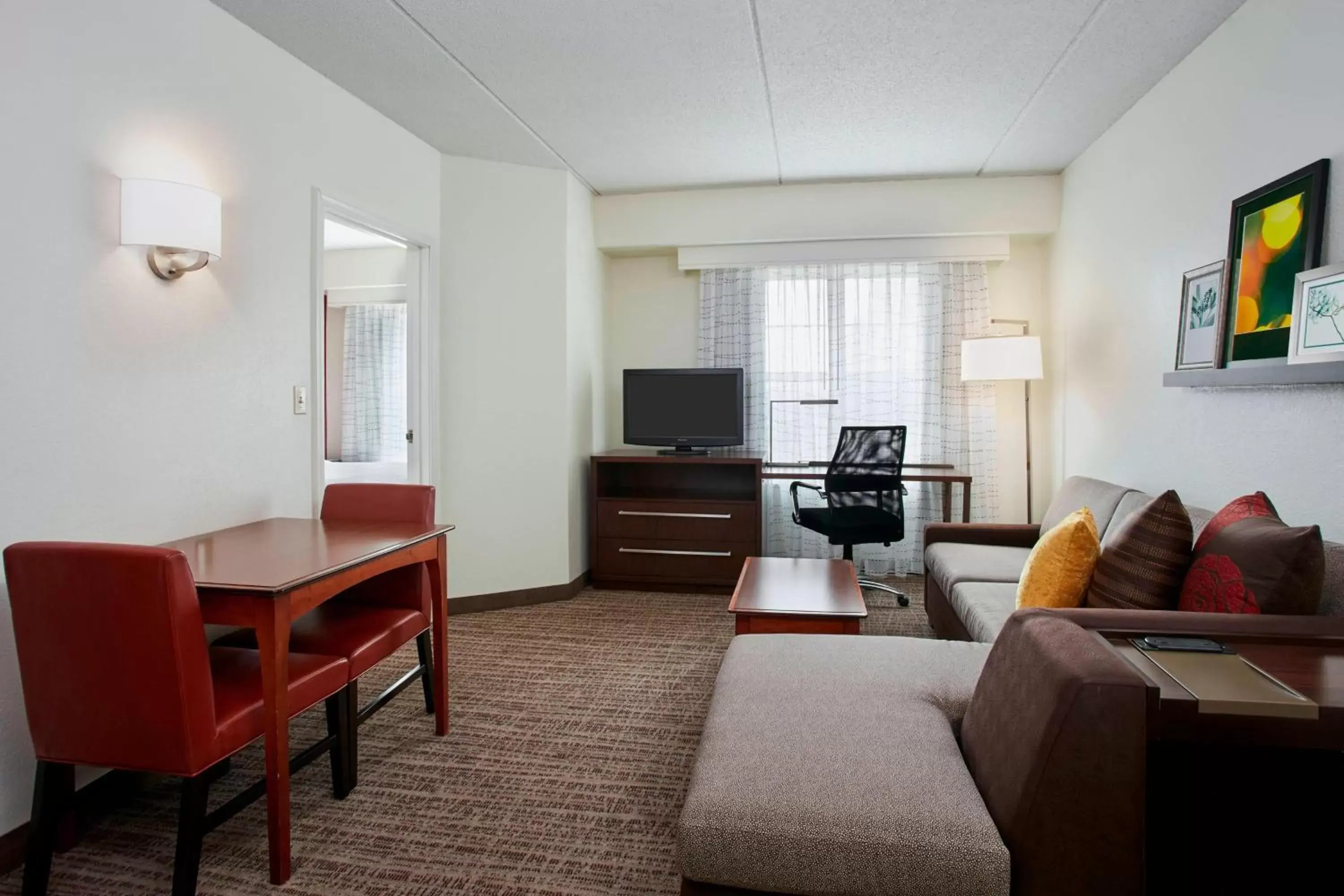 Living room, Seating Area in Residence Inn by Marriott Chicago Schaumburg/Woodfield Mall