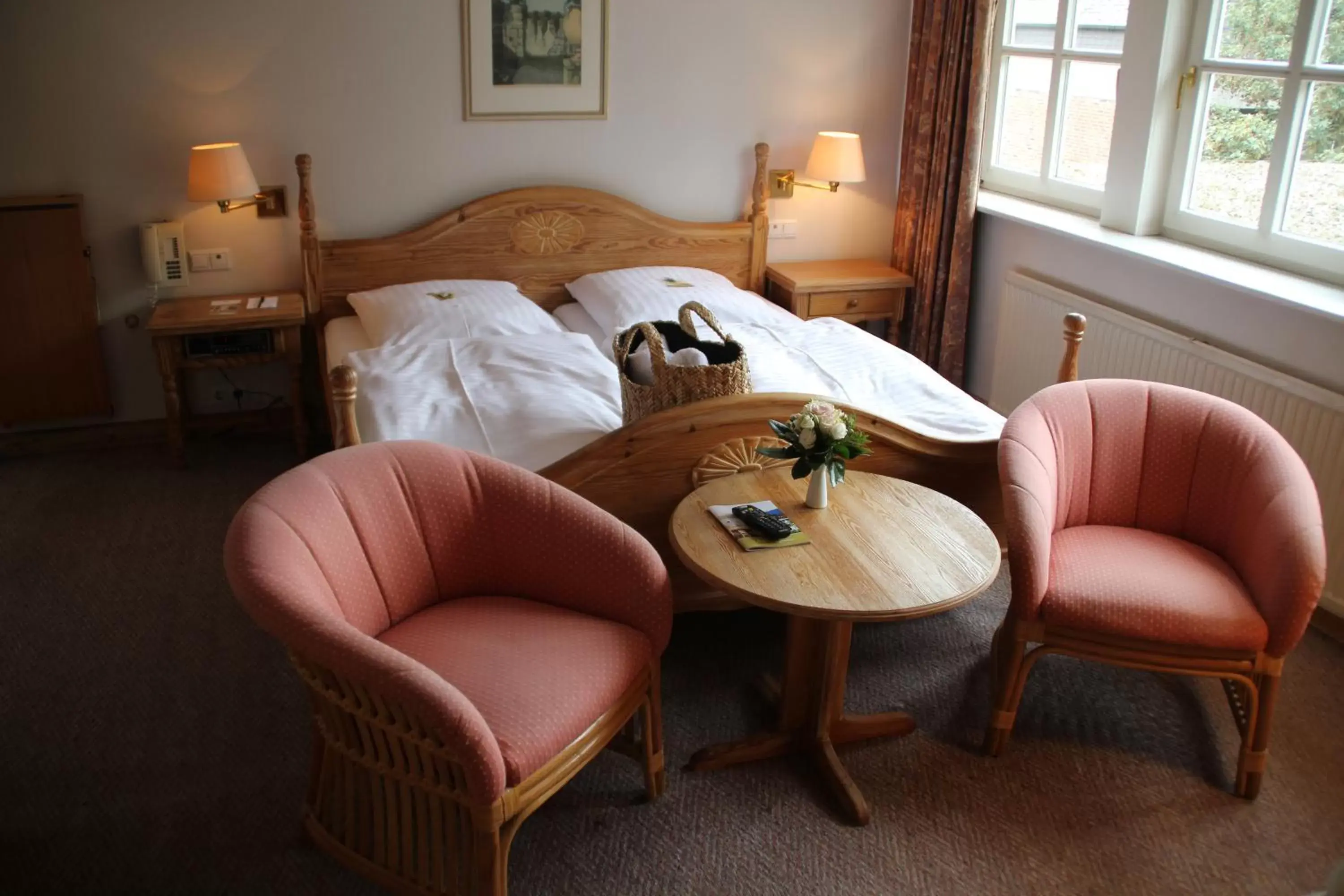 Photo of the whole room, Bed in Hotel Landhaus Höpen