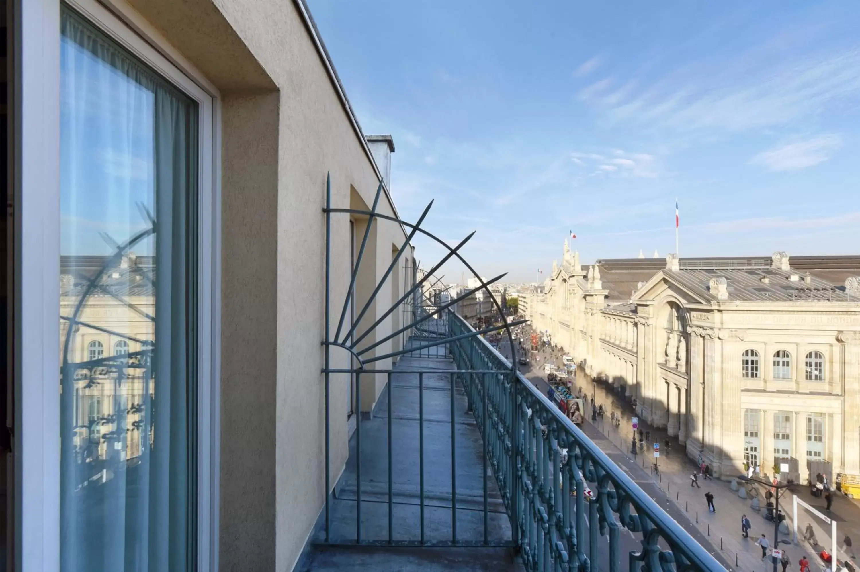 Balcony/Terrace in Hotel Richmond Gare du Nord