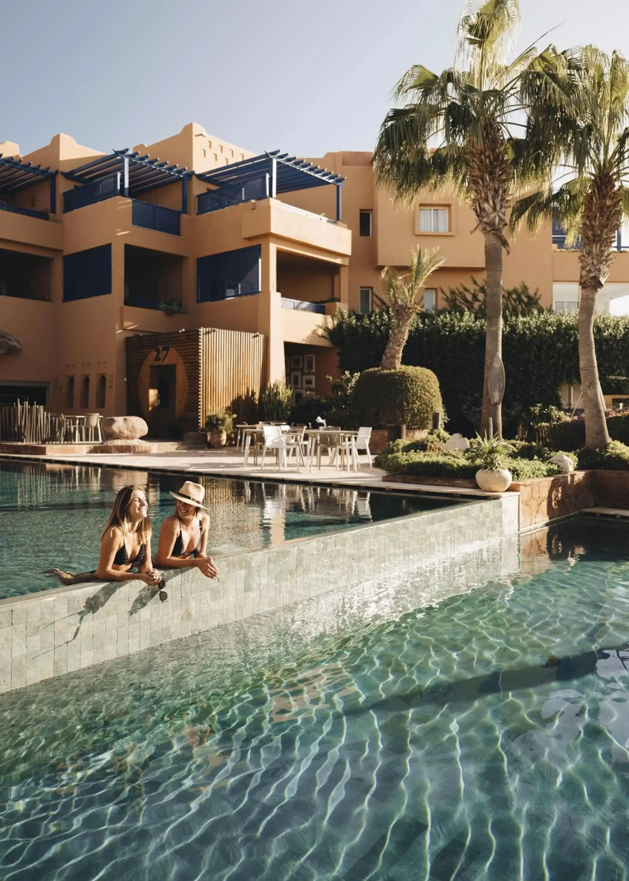 Swimming pool in Paradis Plage Surf Yoga & Spa Swimming pool in Paradis Plage Surf Yoga & Spa