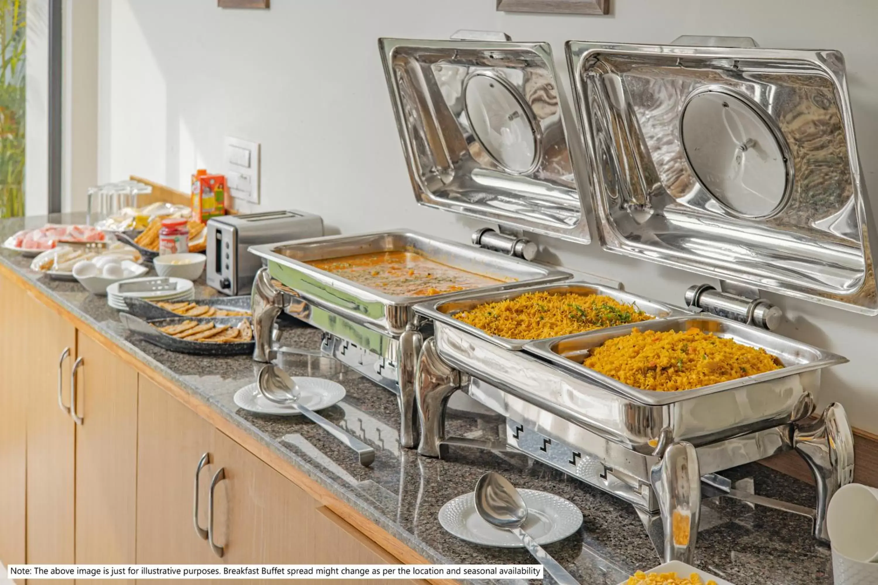Buffet breakfast in Treebo Seventh Heaven Kukatpally Buffet breakfast in Treebo Seventh Heaven Kukatpally