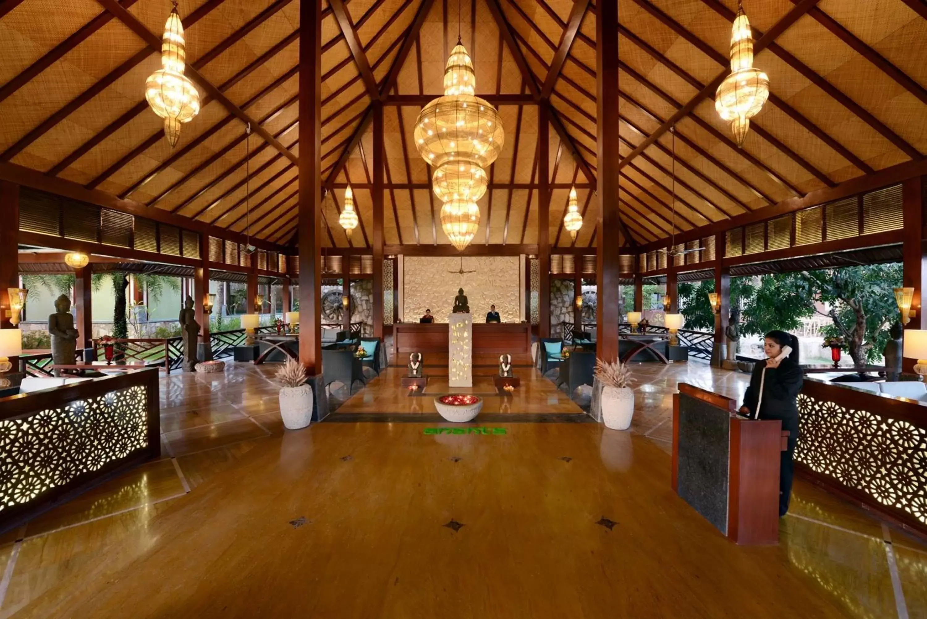 Lobby or reception in The Ananta Udaipur Resort & Spa