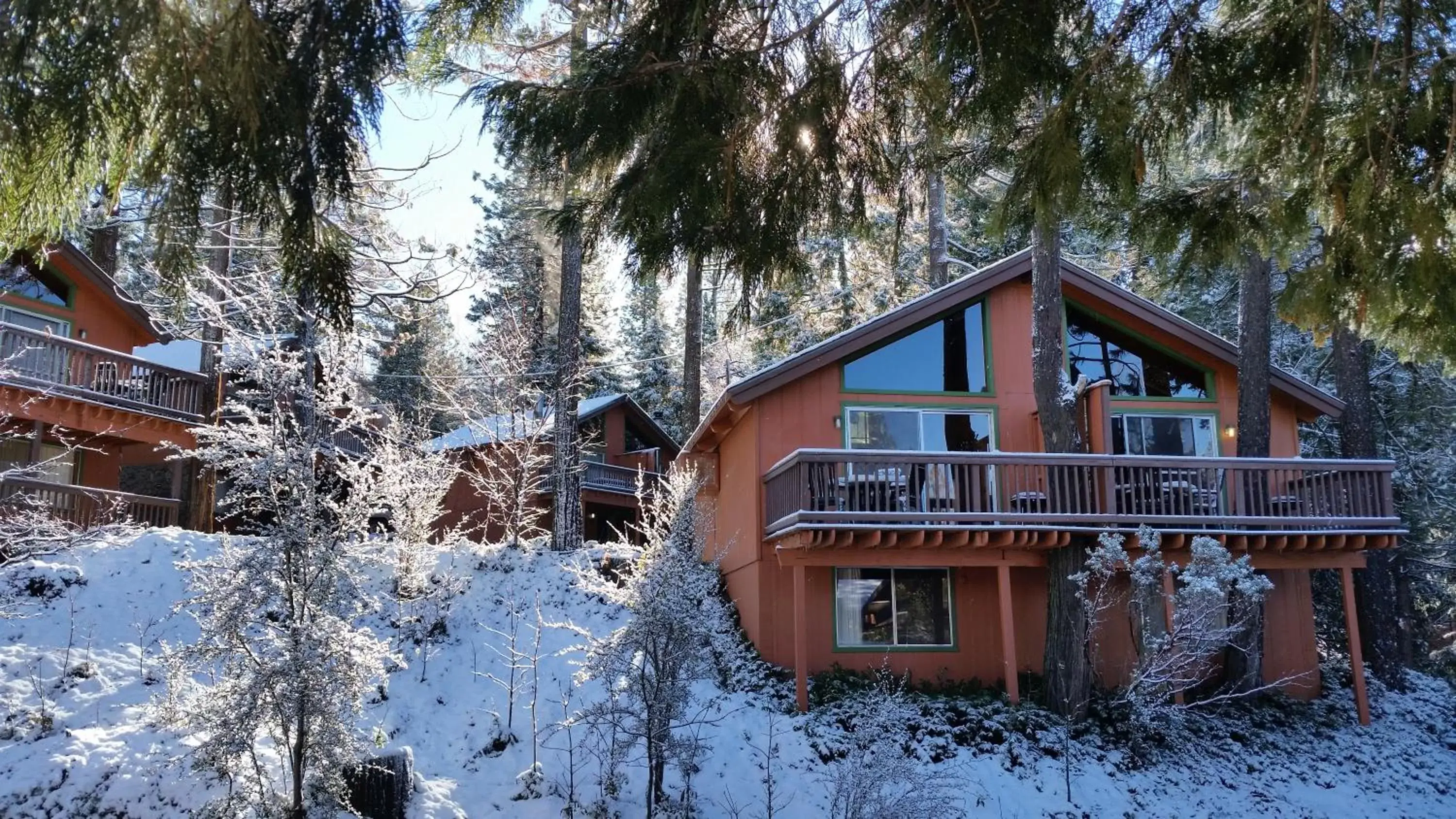 Property building, Winter in The Pines Resort & Conference Center