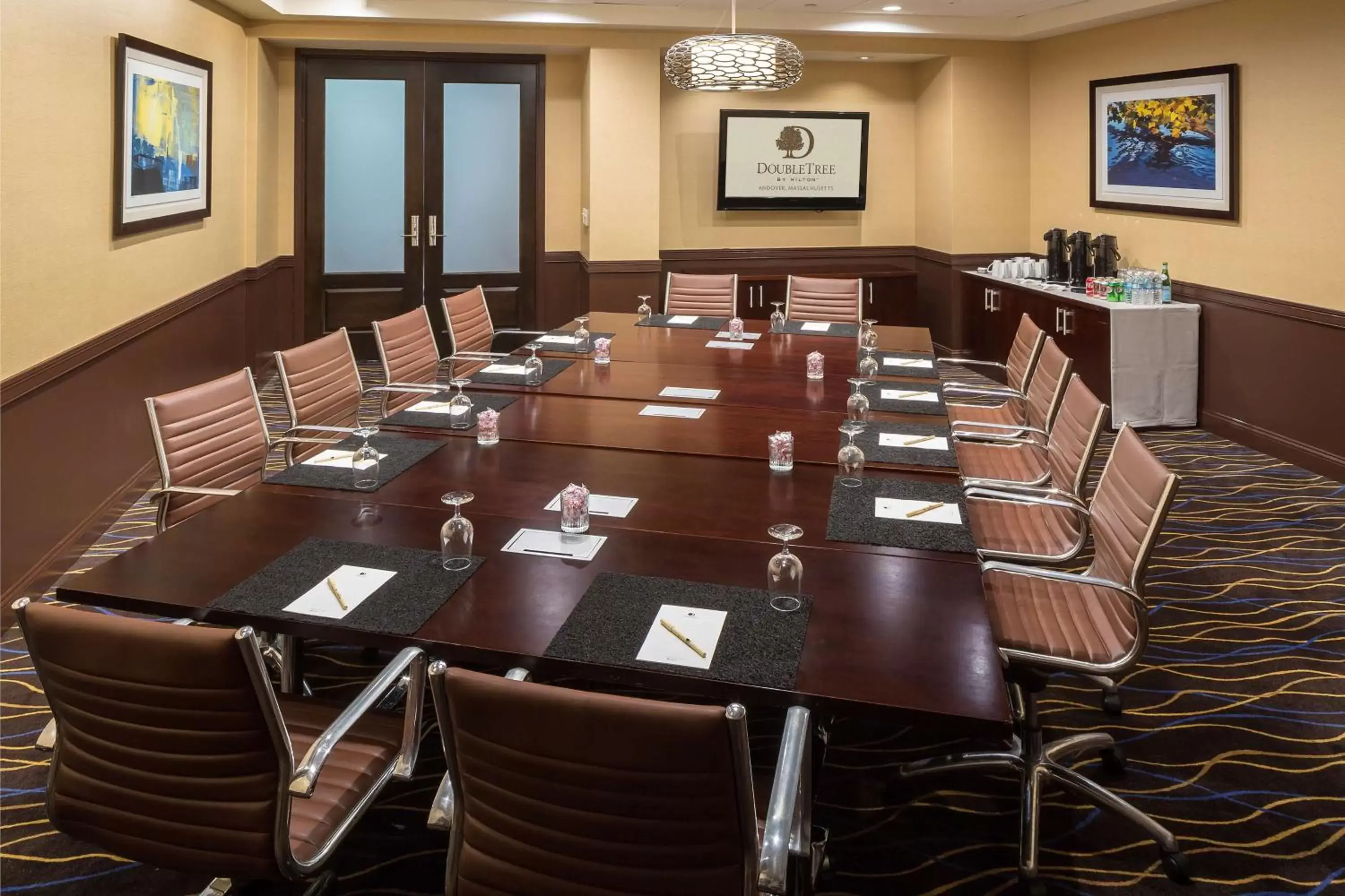 Meeting/conference room, Restaurant/Places to Eat in DoubleTree by Hilton Boston-Andover