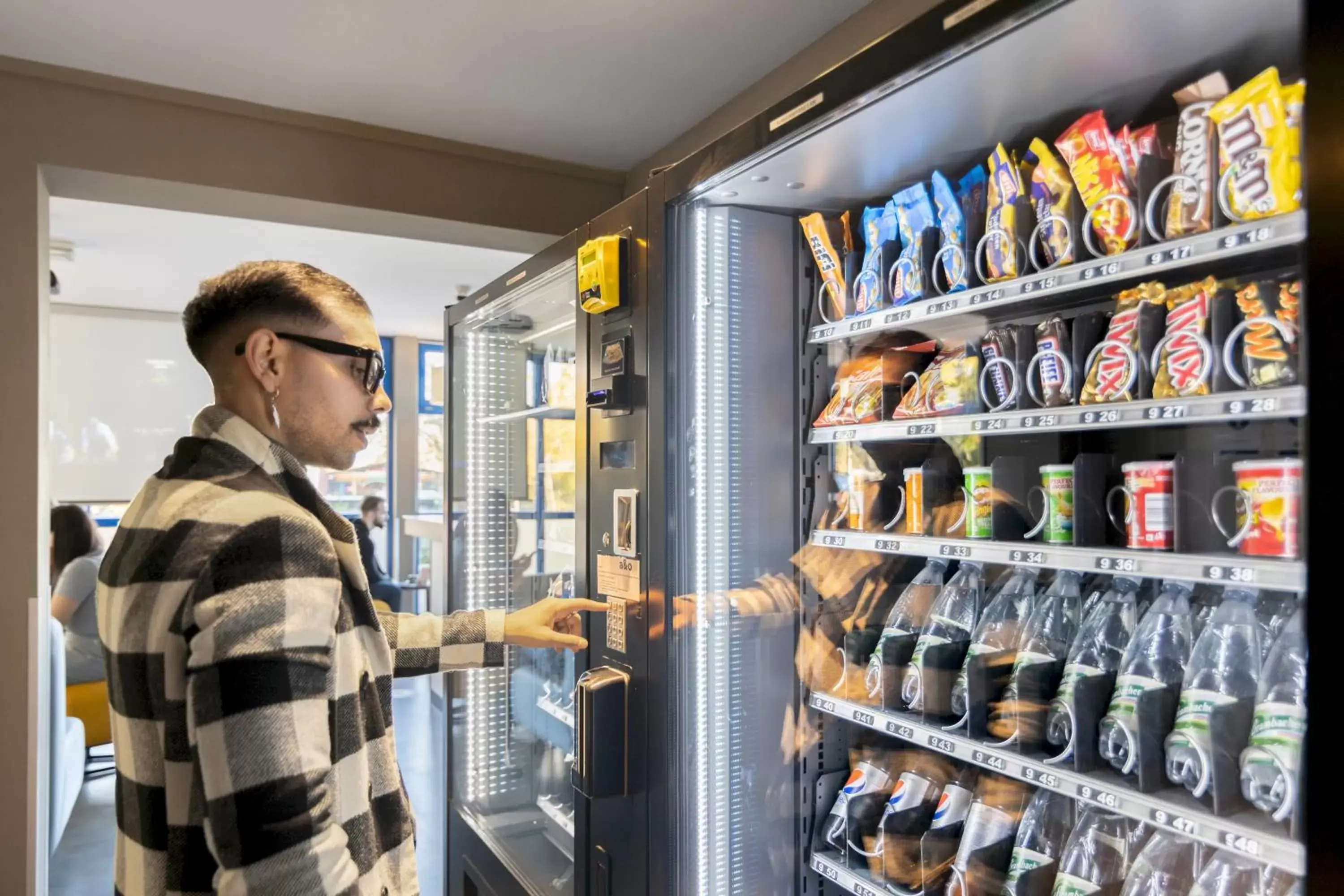 vending machine in A&O Dresden Hauptbahnhof