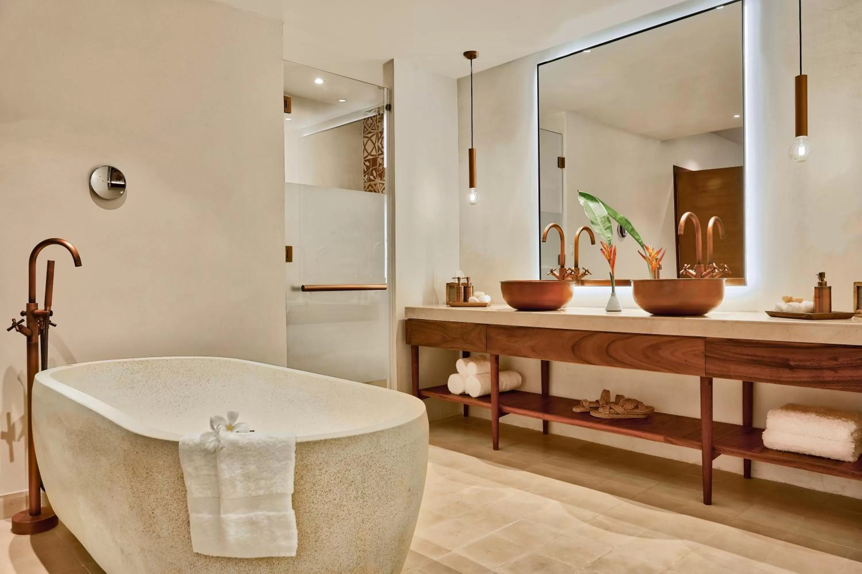 Shower in FCC Angkor by Avani