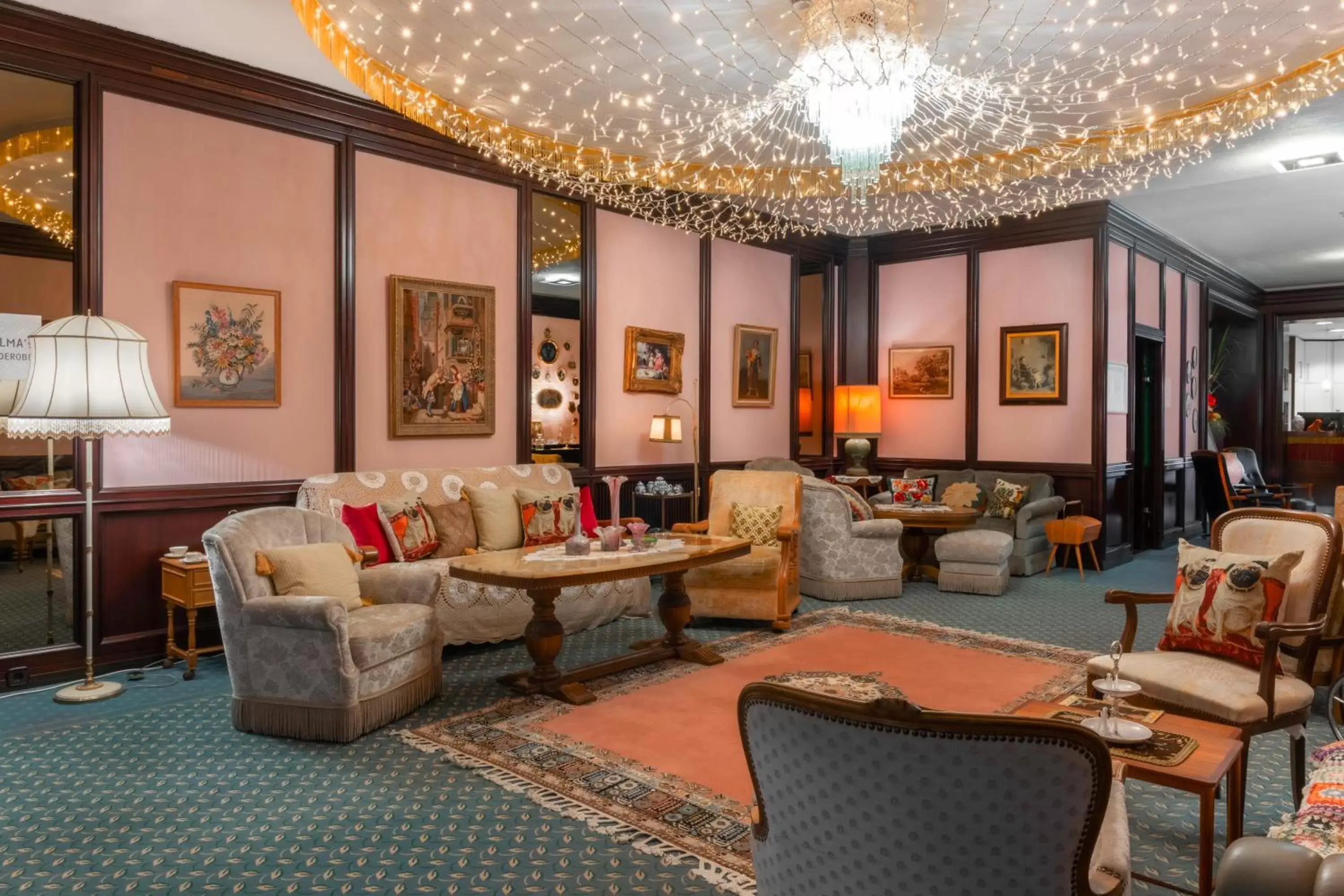 Living room, Seating Area in Hotel bei Tante ALMA