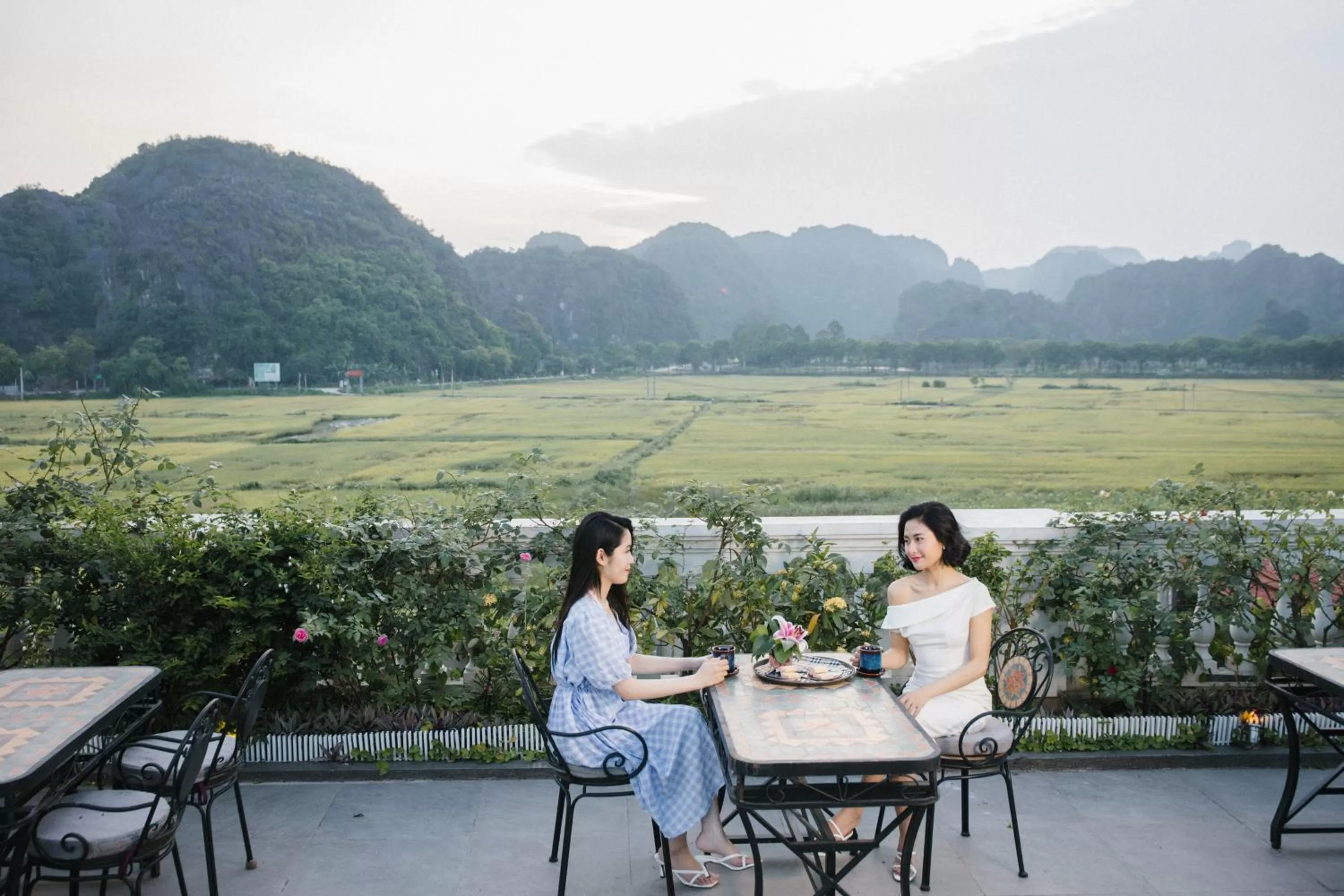 Balcony/Terrace in Liberty Hall Tam Coc Hotel & Villa