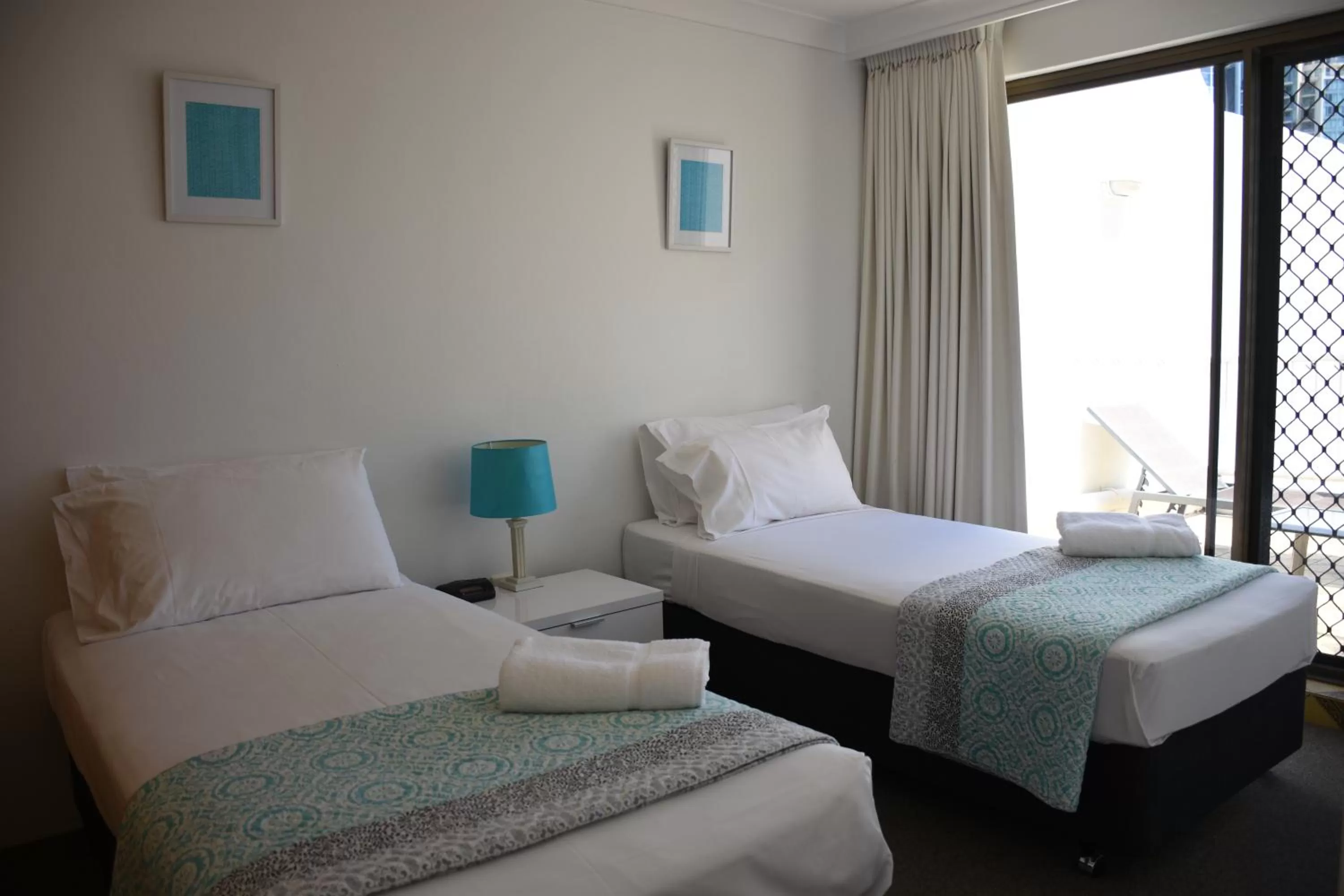 Bed in Copacabana Apartments